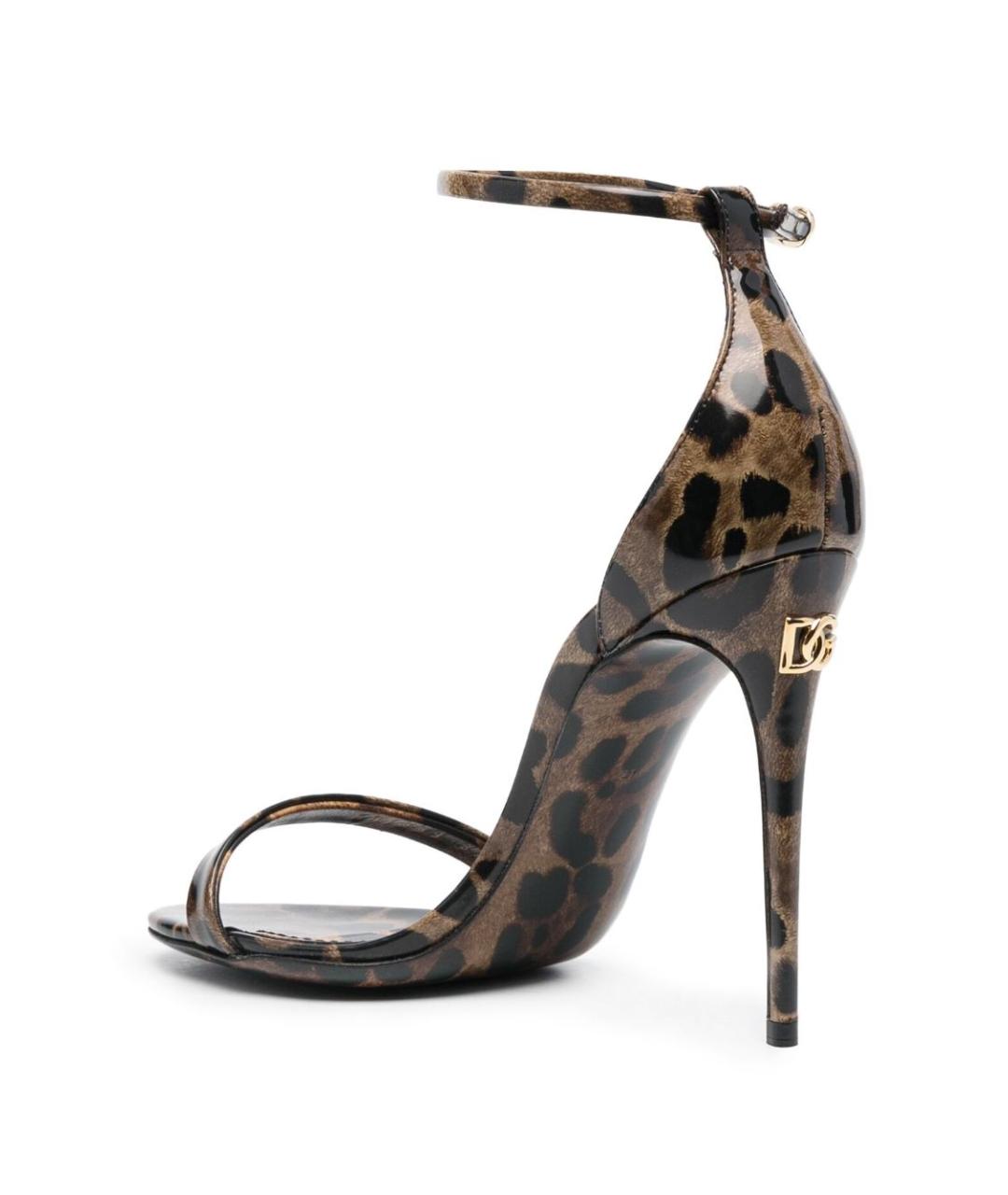 DOLCE&GABBANA Мульти кожаные босоножки, фото 3