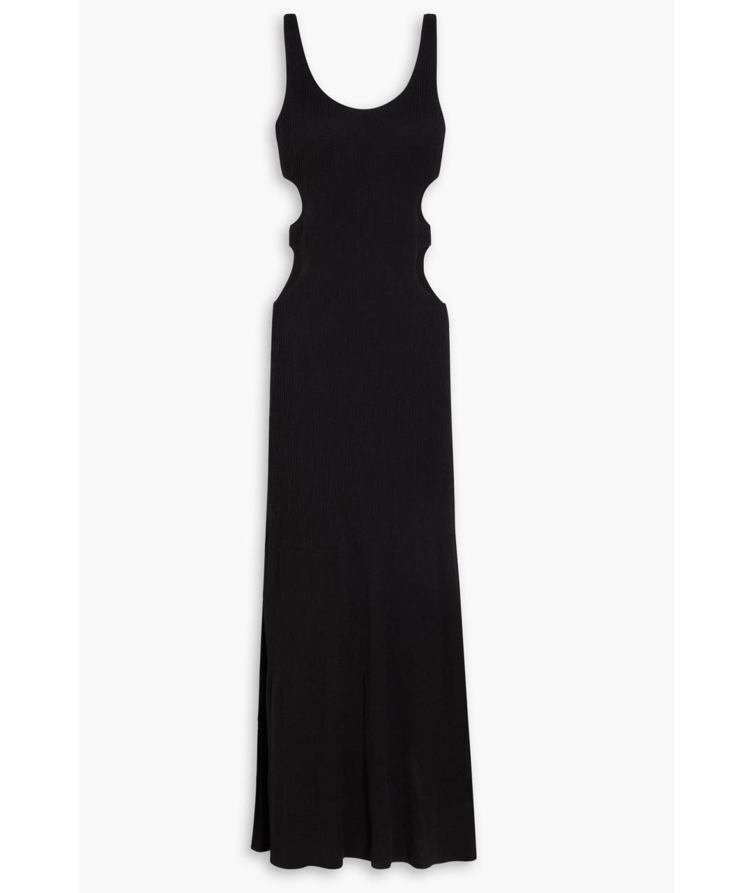 CHLOE Черное шелковое коктейльное платье, фото 7