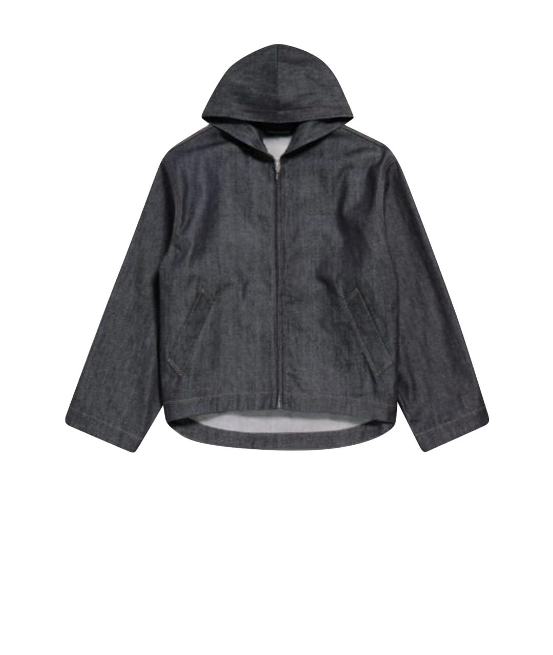BALENCIAGA Темно-синяя деним куртка, фото 1