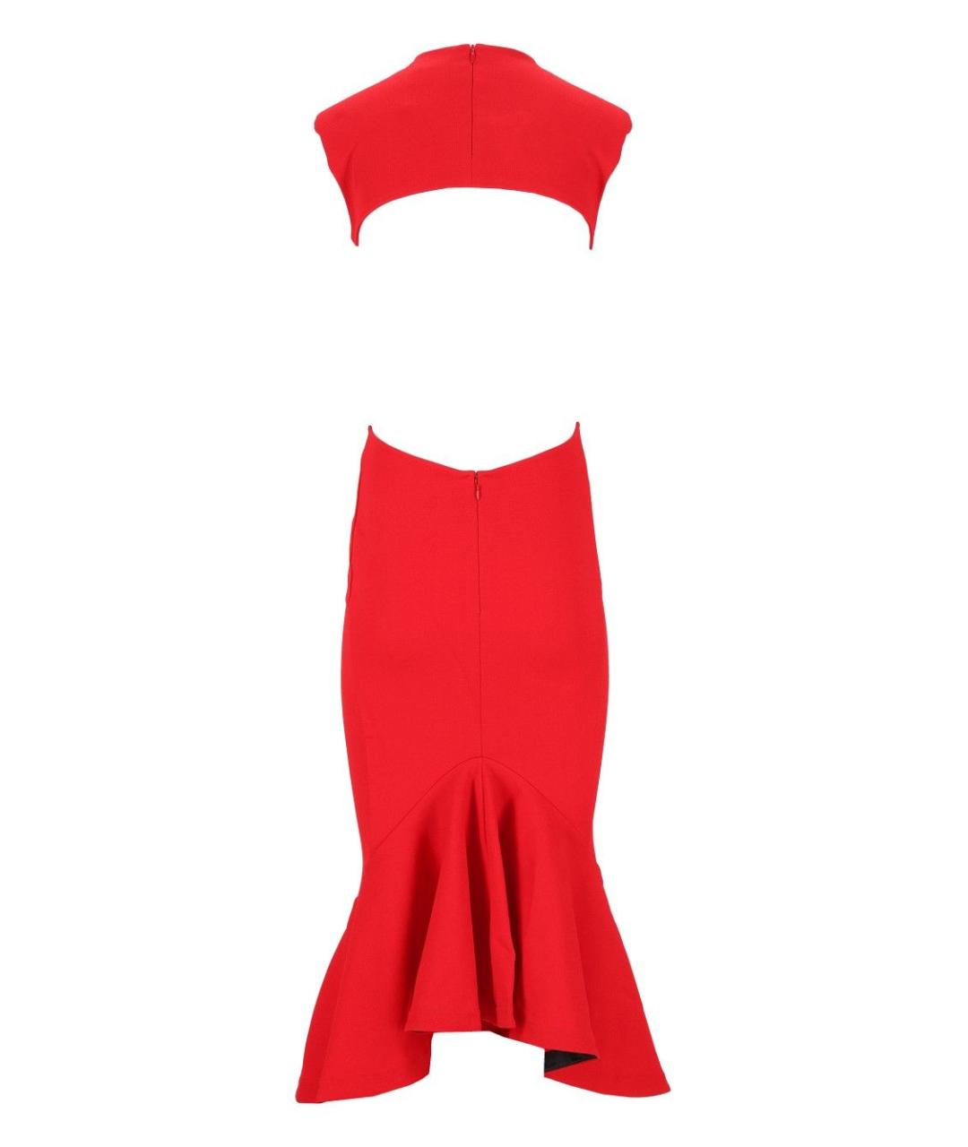 JACQUEMUS Красное полиамидовое платье, фото 2