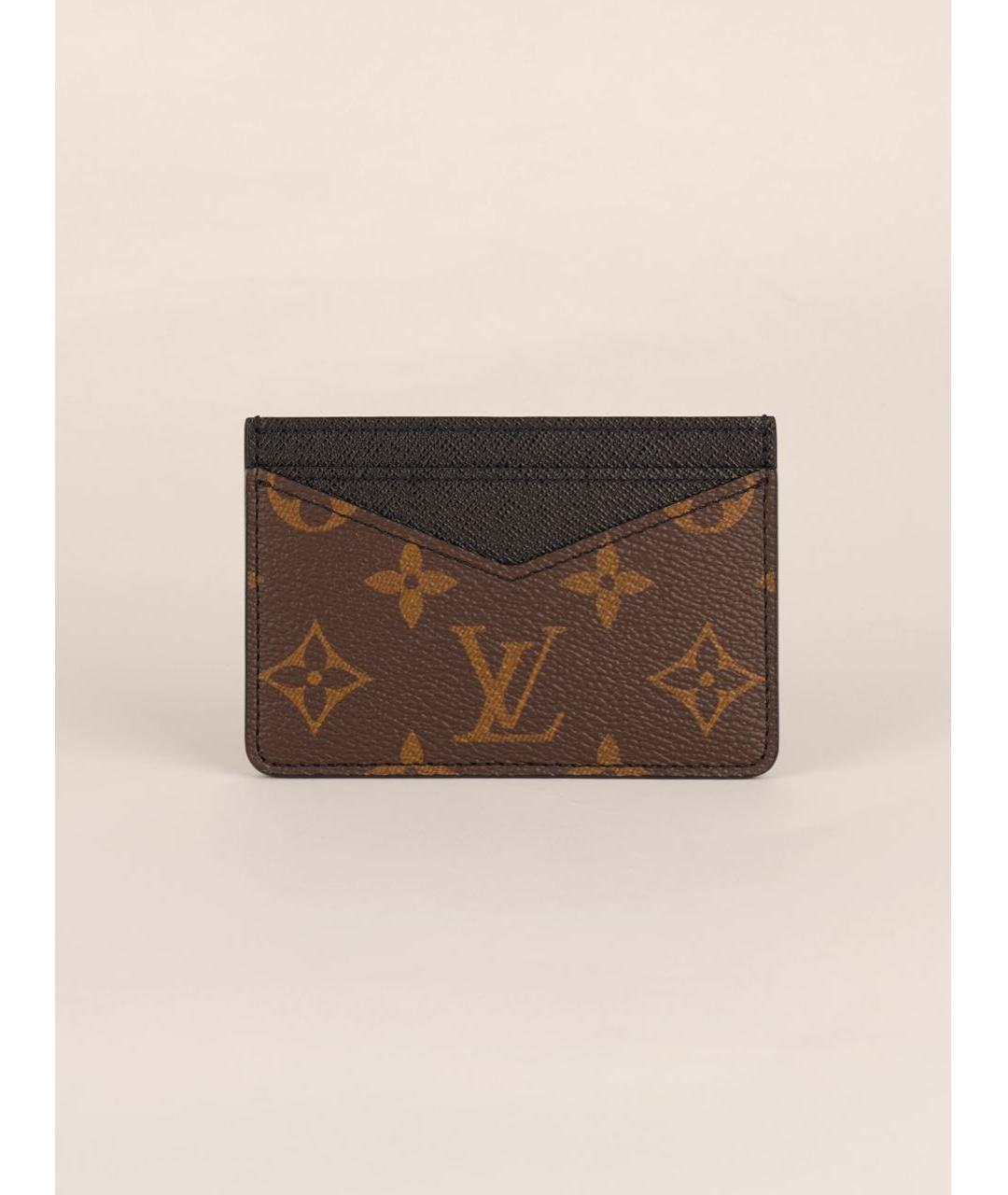 LOUIS VUITTON Коричневый кардхолдер, фото 8