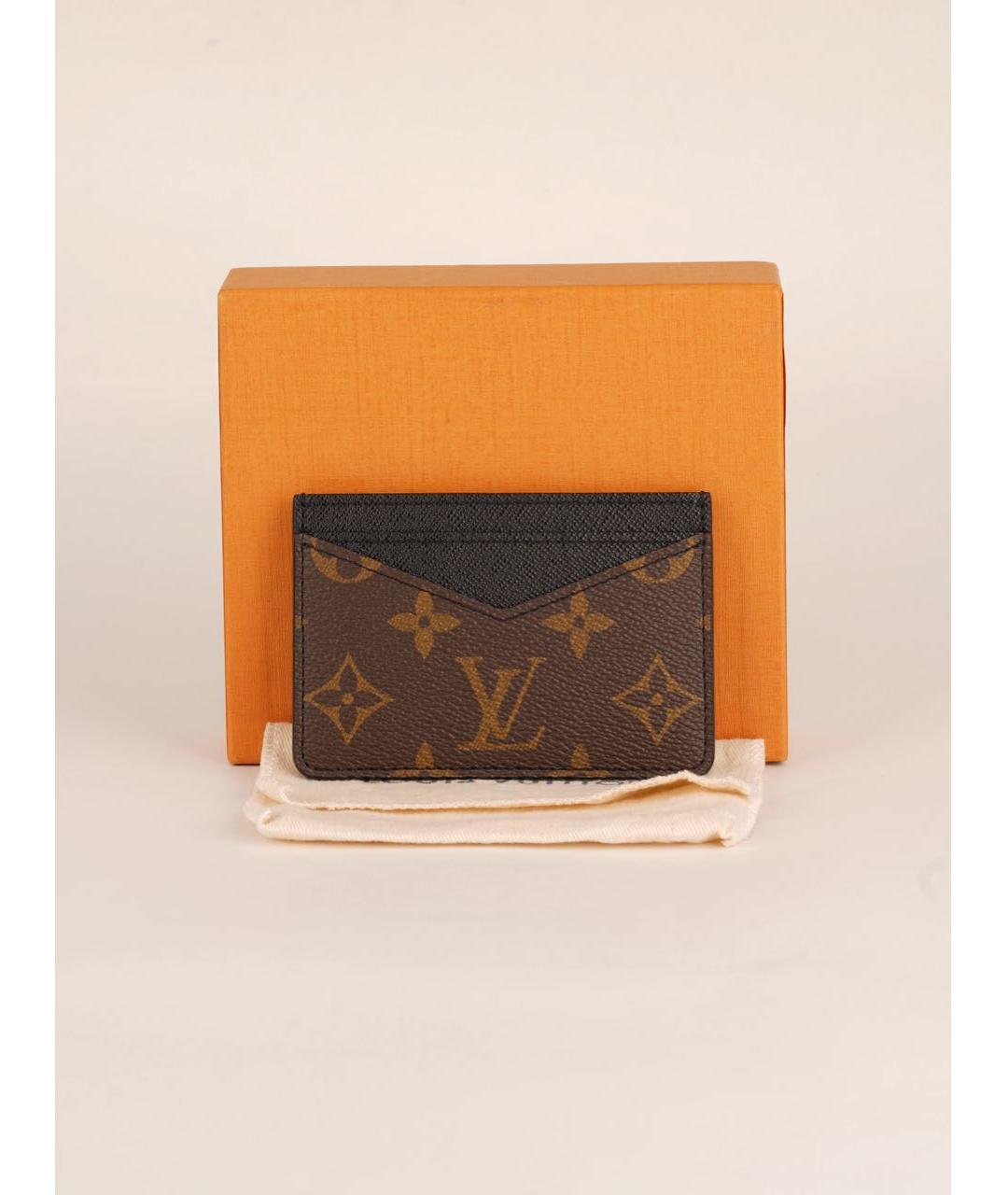 LOUIS VUITTON Коричневый кардхолдер, фото 2