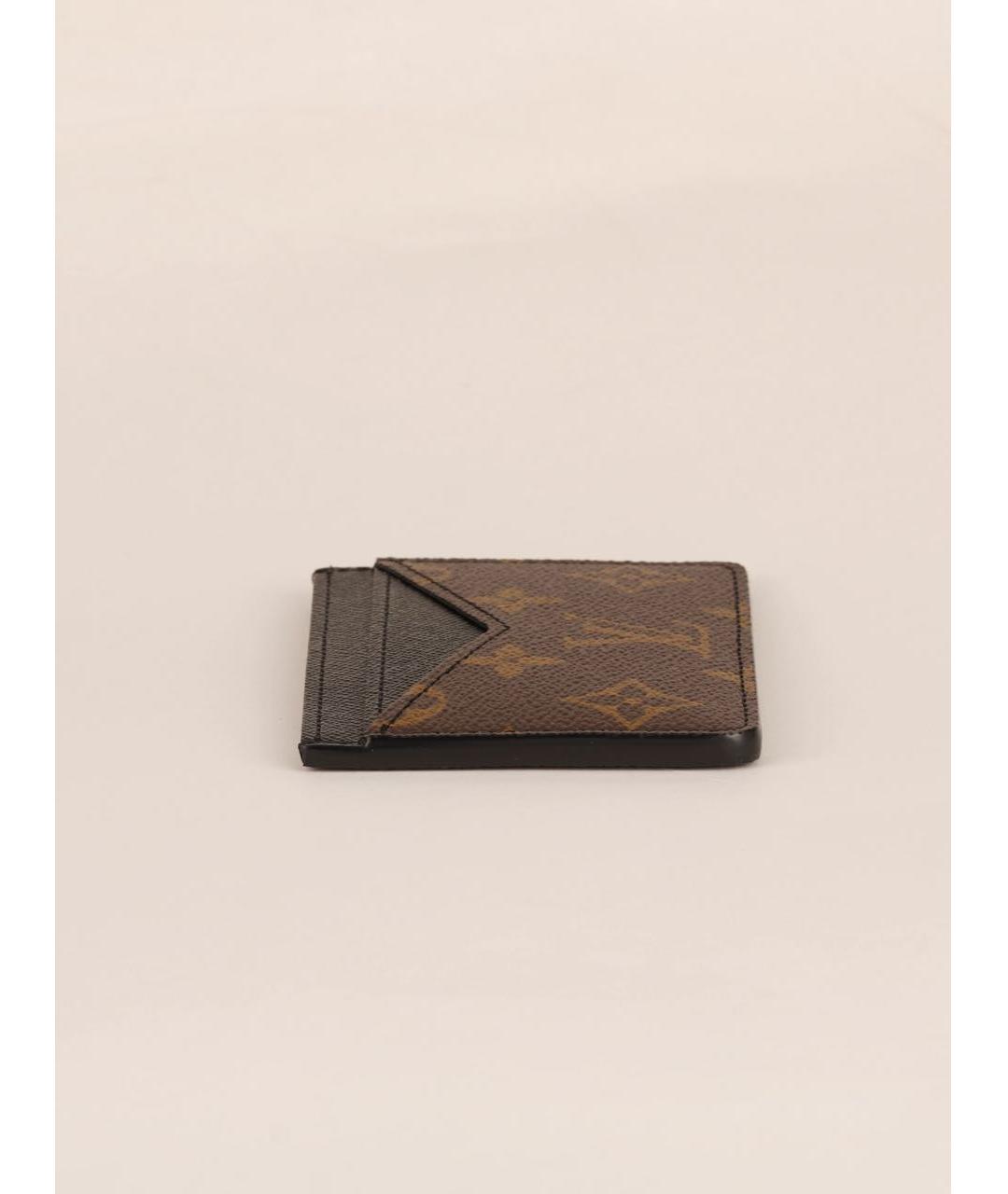 LOUIS VUITTON Коричневый кардхолдер, фото 6