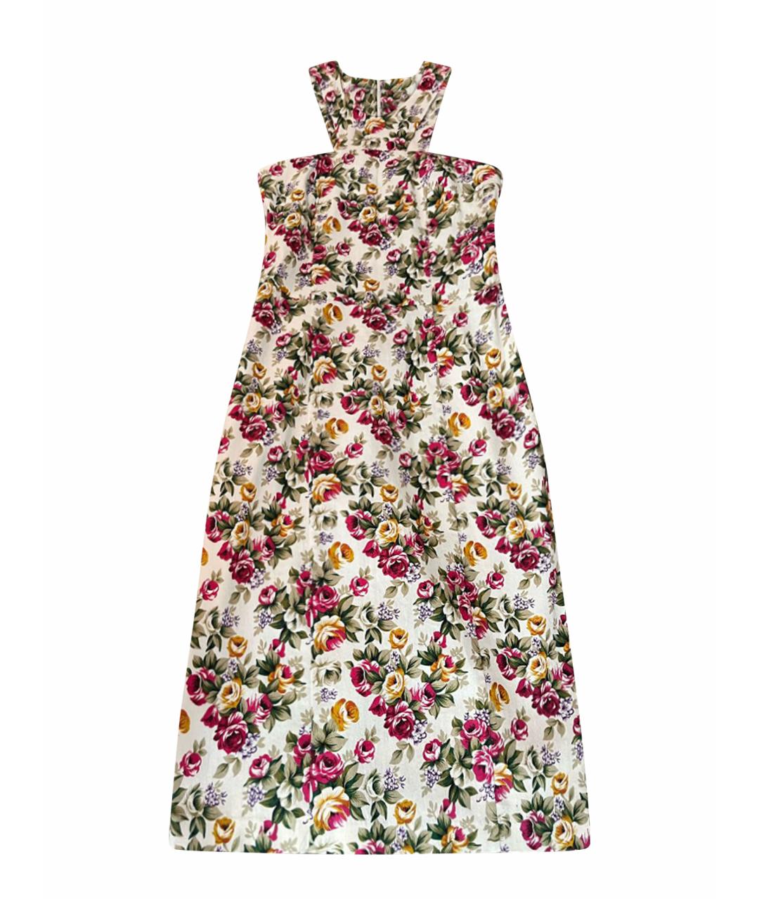 DOLCE&GABBANA Белое твидовое коктейльное платье, фото 1