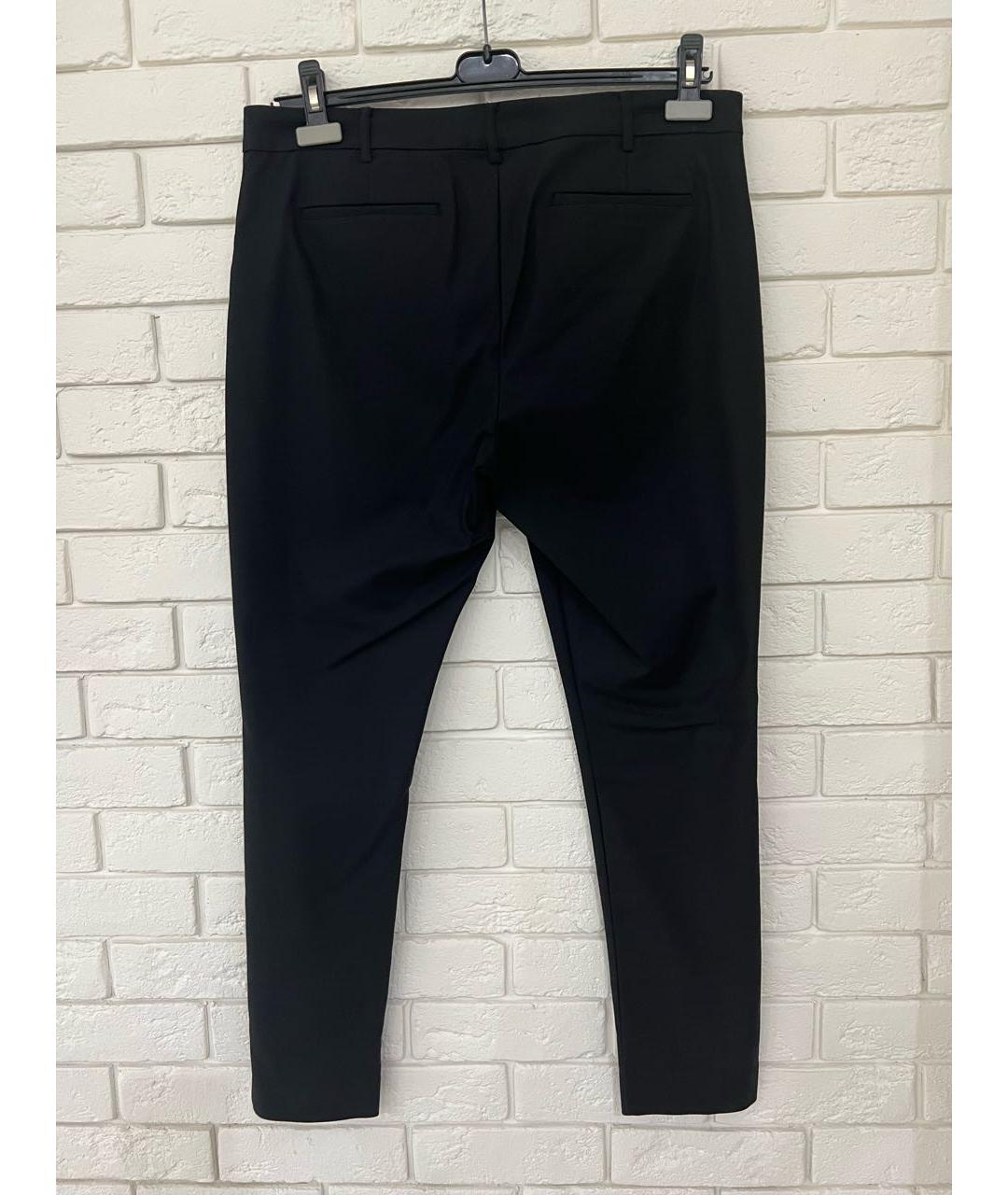 POLO RALPH LAUREN Черные хлопко-эластановые брюки узкие, фото 2