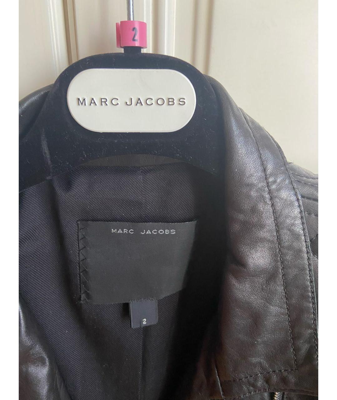 MARC JACOBS Черная кожаная куртка, фото 3