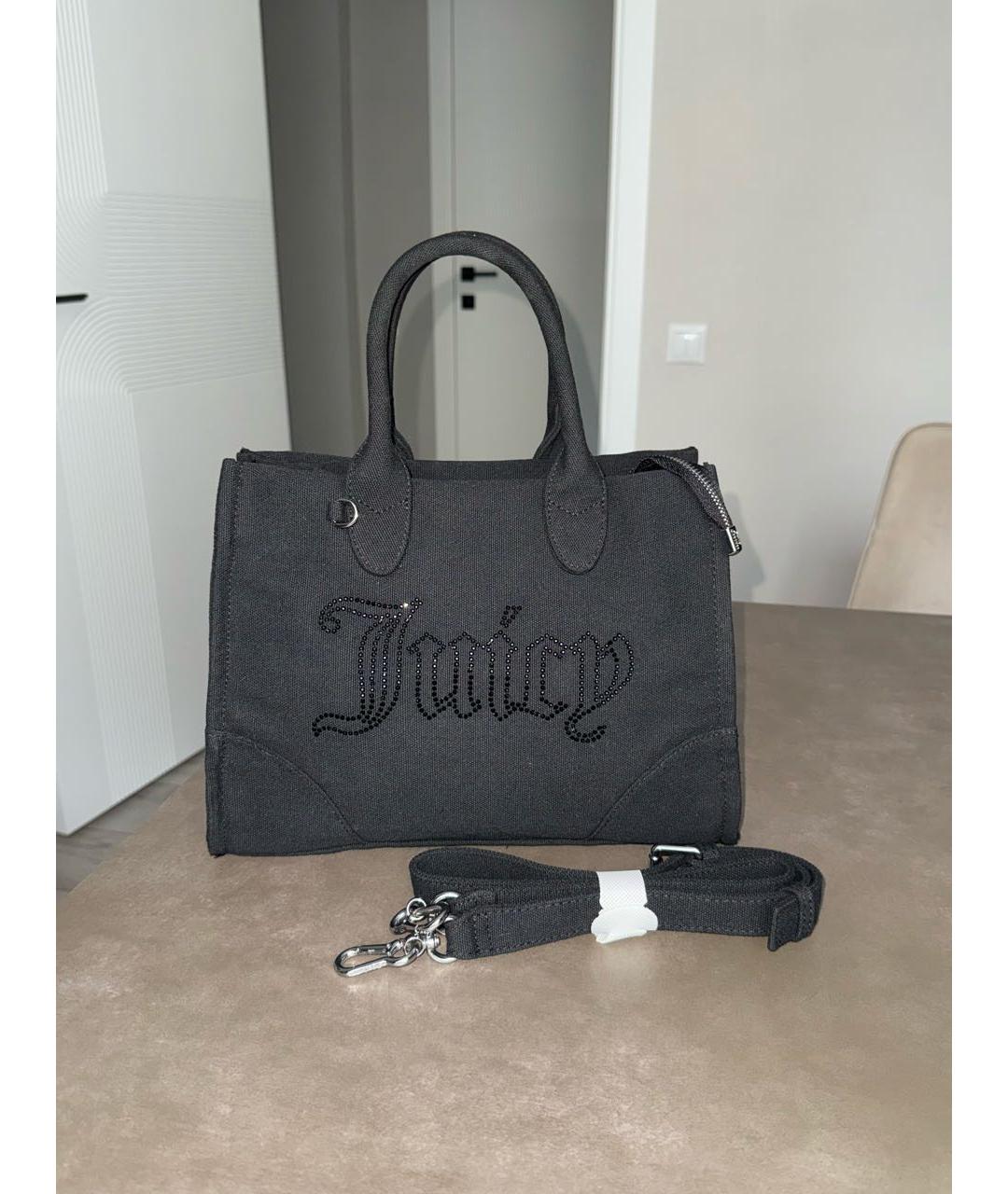 JUICY COUTURE Черная сумка тоут, фото 3