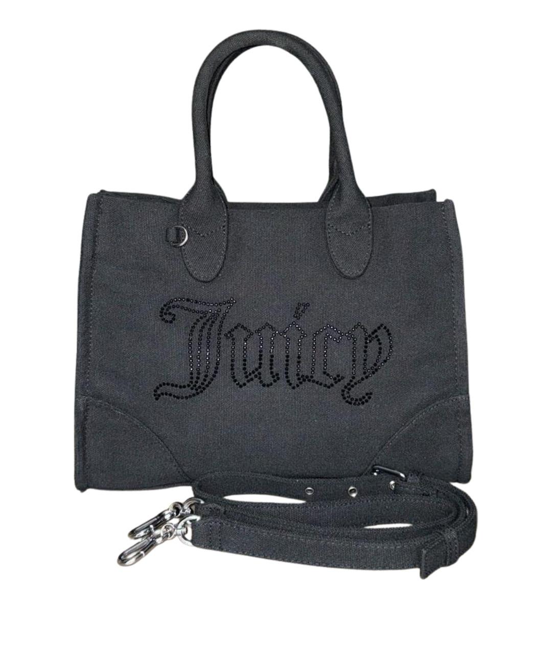 JUICY COUTURE Черная сумка тоут, фото 1