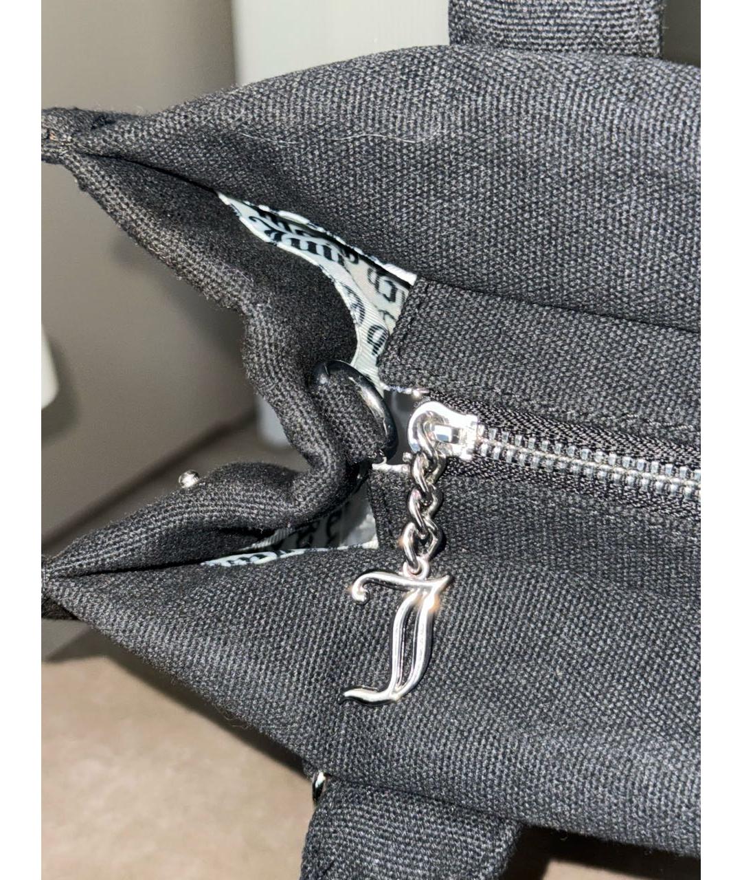 JUICY COUTURE Черная сумка тоут, фото 5