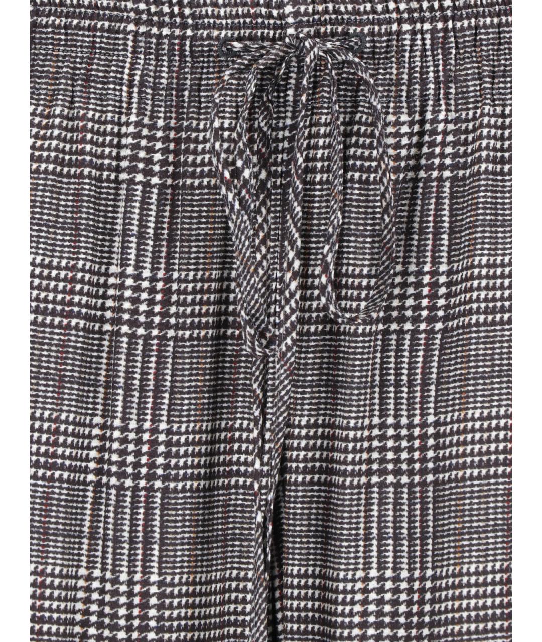ERMANNO SCERVINO Серые вискозные прямые брюки, фото 5
