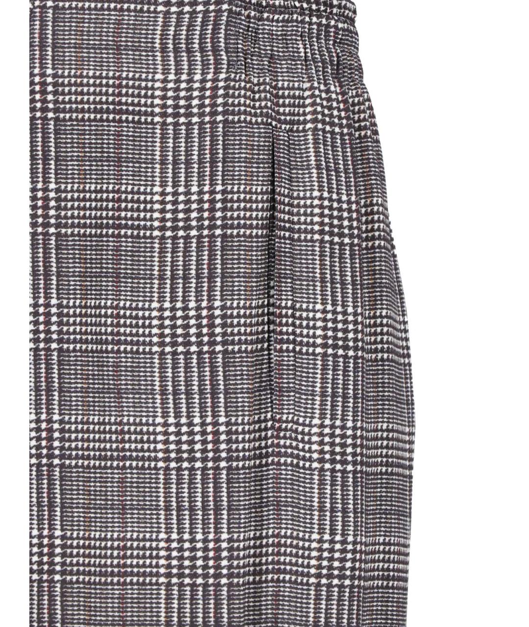 ERMANNO SCERVINO Серые вискозные прямые брюки, фото 4
