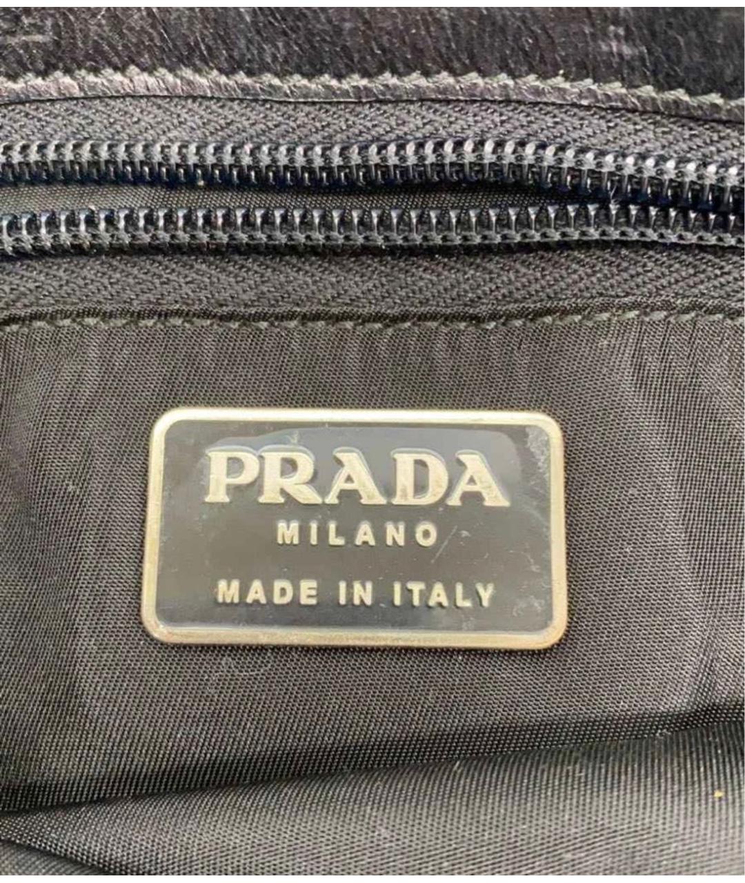 PRADA Черная сумка тоут, фото 5