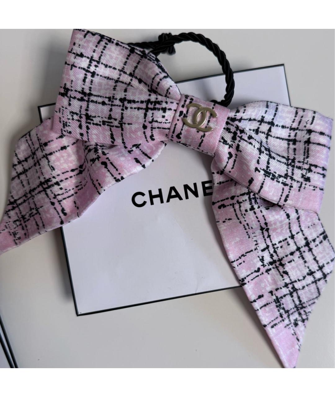 CHANEL Розовая заколка, фото 5