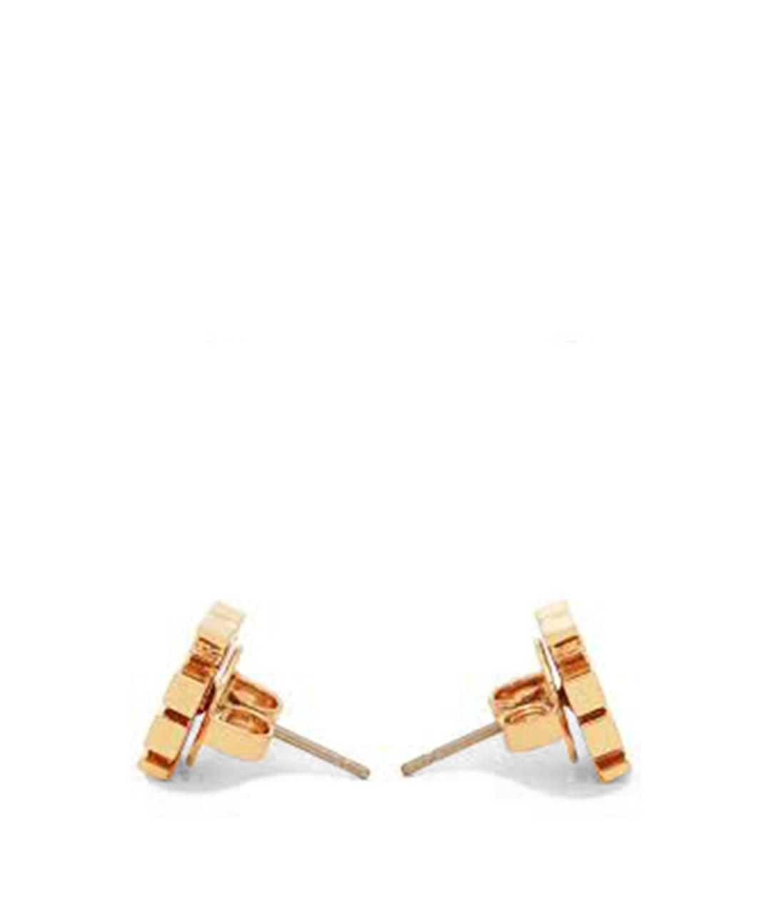 TORY BURCH Золотые металлические серьги, фото 2