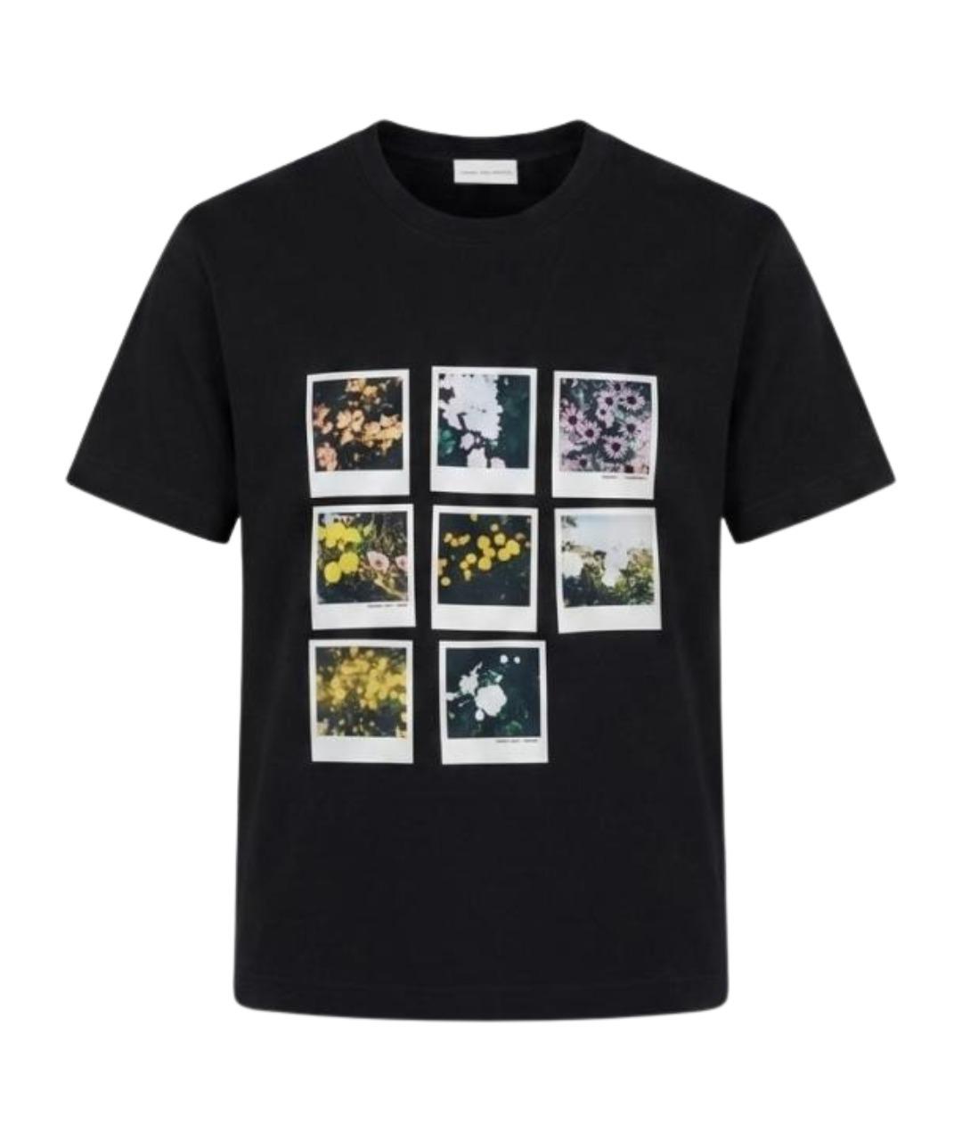 DRIES VAN NOTEN Черная хлопковая футболка, фото 1