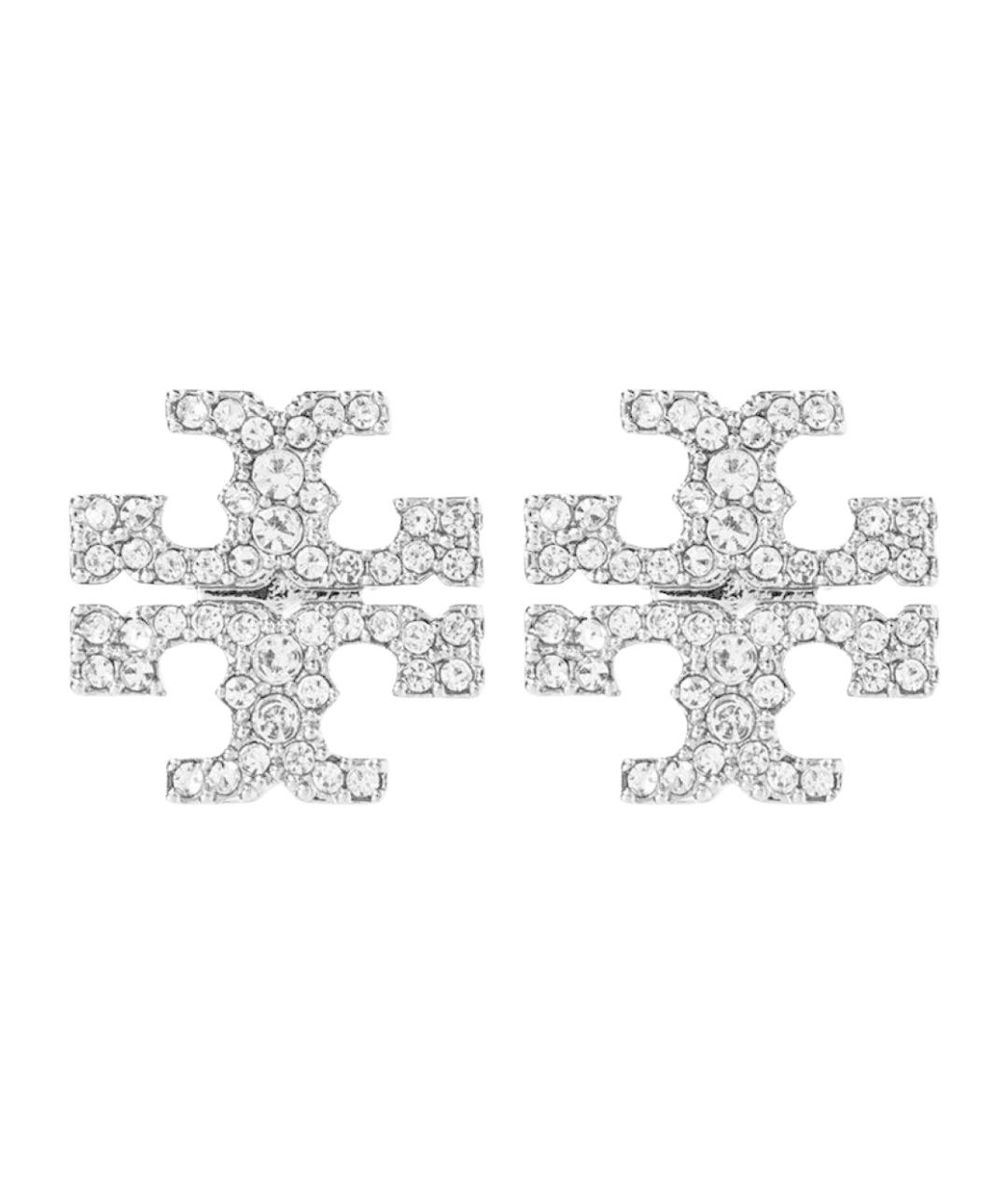 TORY BURCH Серебряные металлические серьги, фото 1
