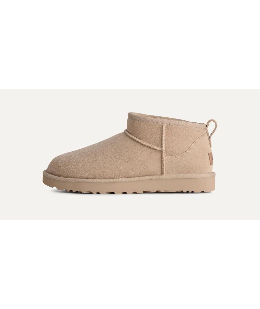 UGG Бежевые замшевые ботинки, фото 3