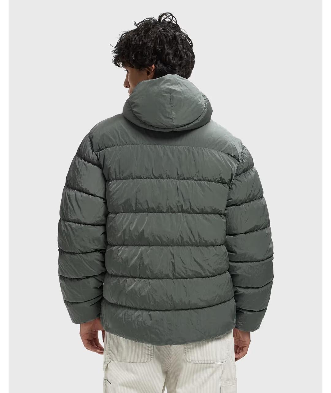 CP COMPANY Серый полиамидовый пуховик, фото 2