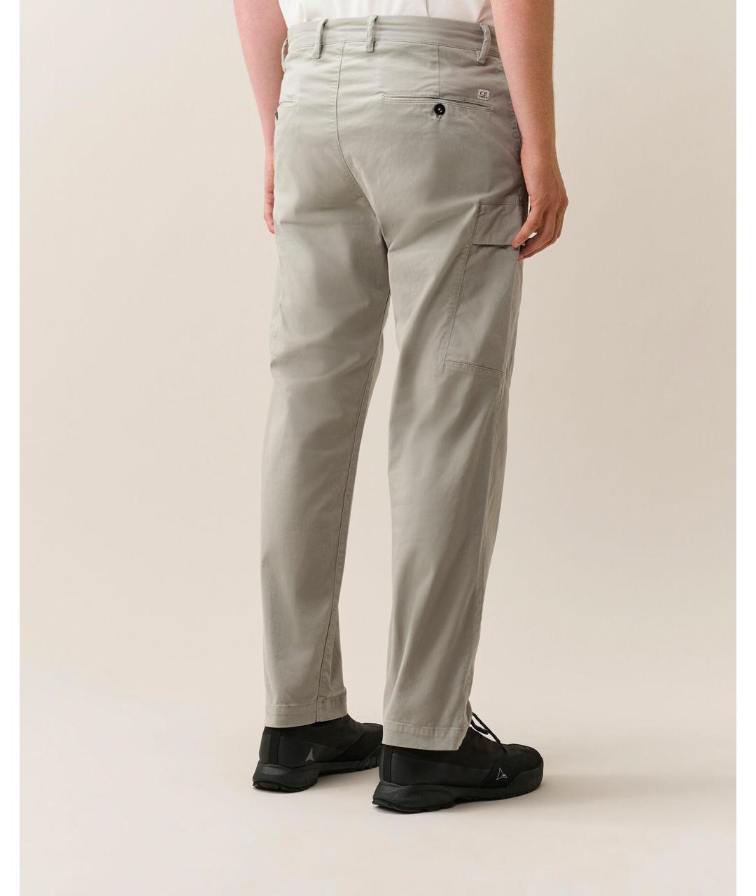 CP COMPANY Серые хлопковые повседневные брюки, фото 2