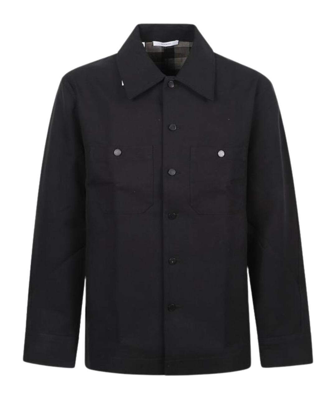 GIVENCHY Черная хлопковая куртка, фото 1