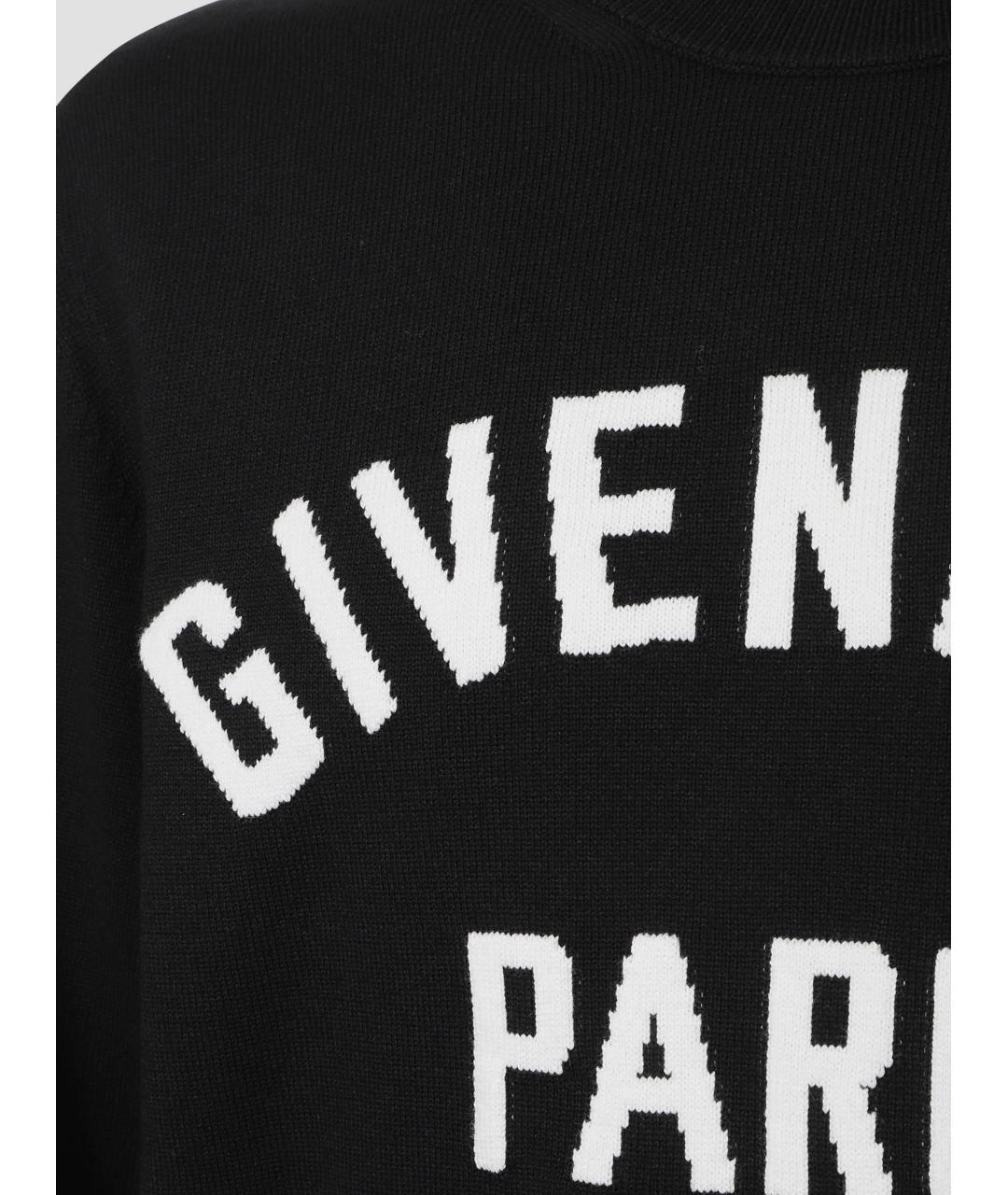 GIVENCHY Черный хлопковый джемпер / свитер, фото 2