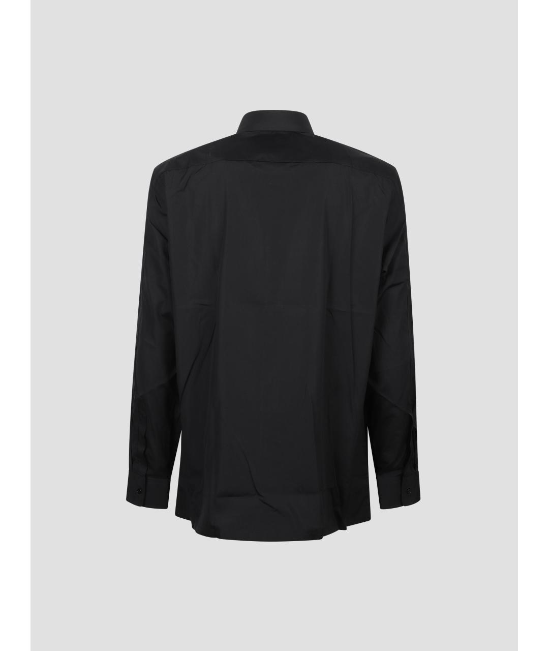 GIVENCHY Черная хлопковая кэжуал рубашка, фото 3