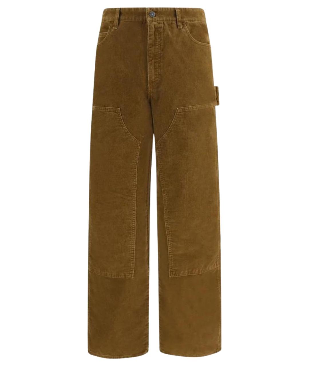 GOLDEN GOOSE Бежевые хлопковые повседневные брюки, фото 1