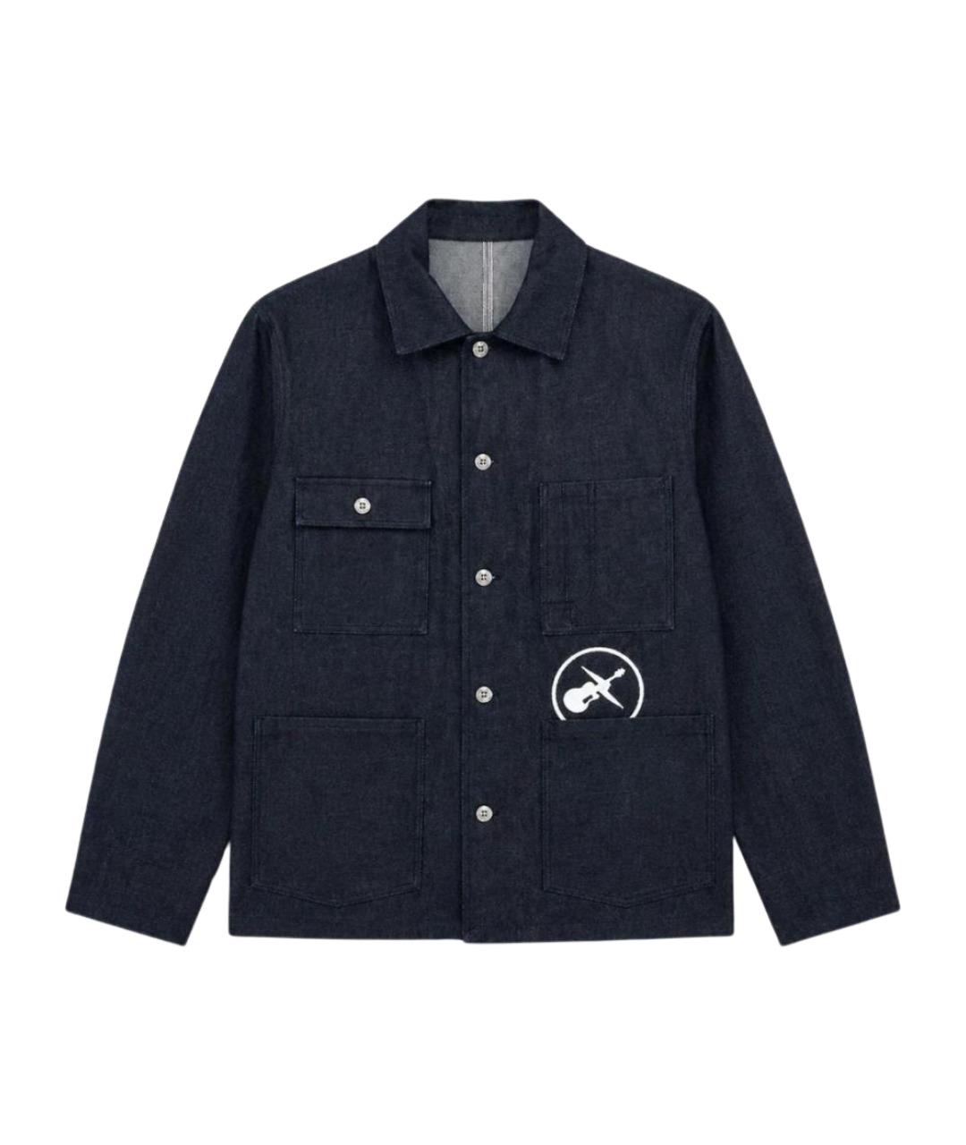 A.P.C. Темно-синяя хлопковая куртка, фото 1