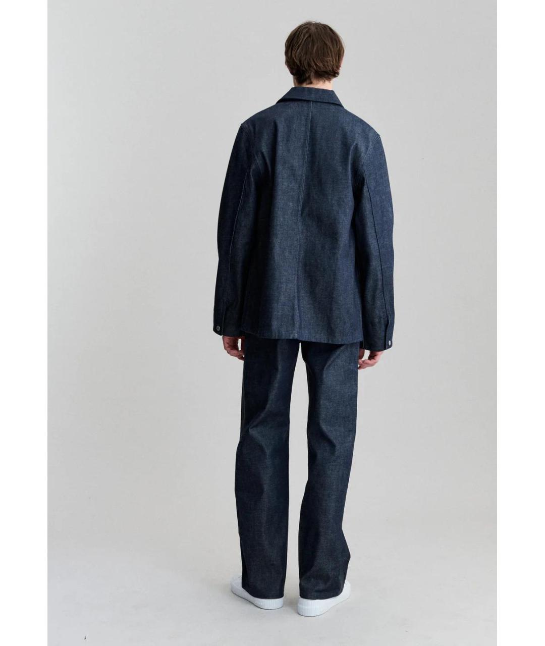 A.P.C. Темно-синяя хлопковая куртка, фото 2