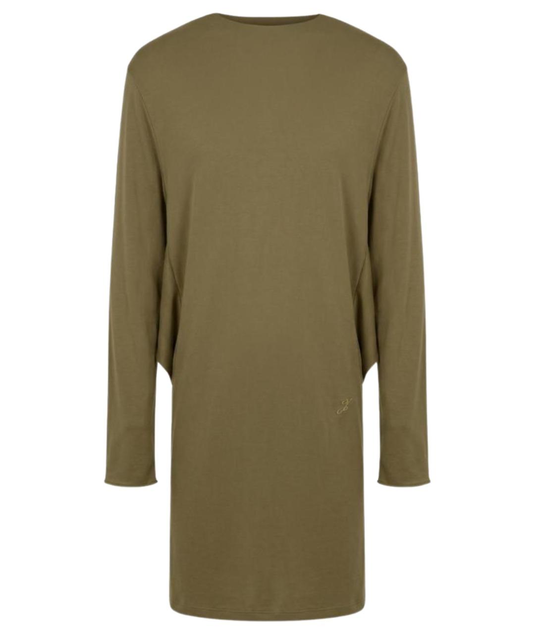 JACQUEMUS Хаки коктейльное платье, фото 1