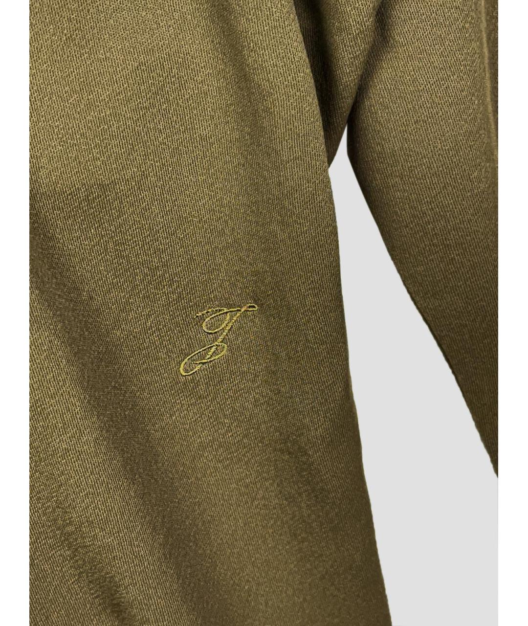 JACQUEMUS Хаки коктейльное платье, фото 3