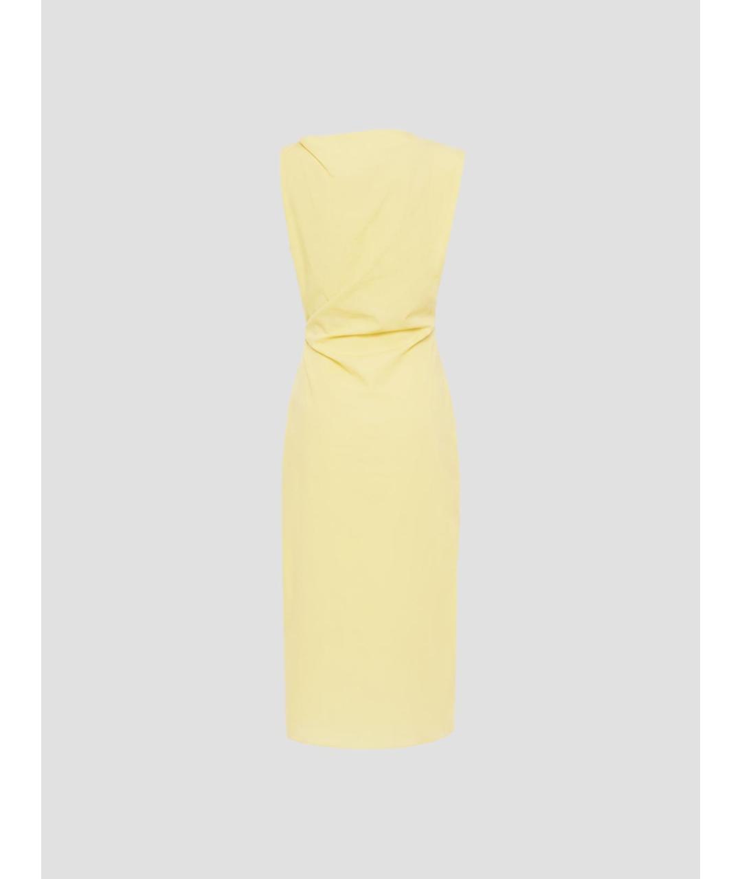 JACQUEMUS Желтое повседневное платье, фото 2