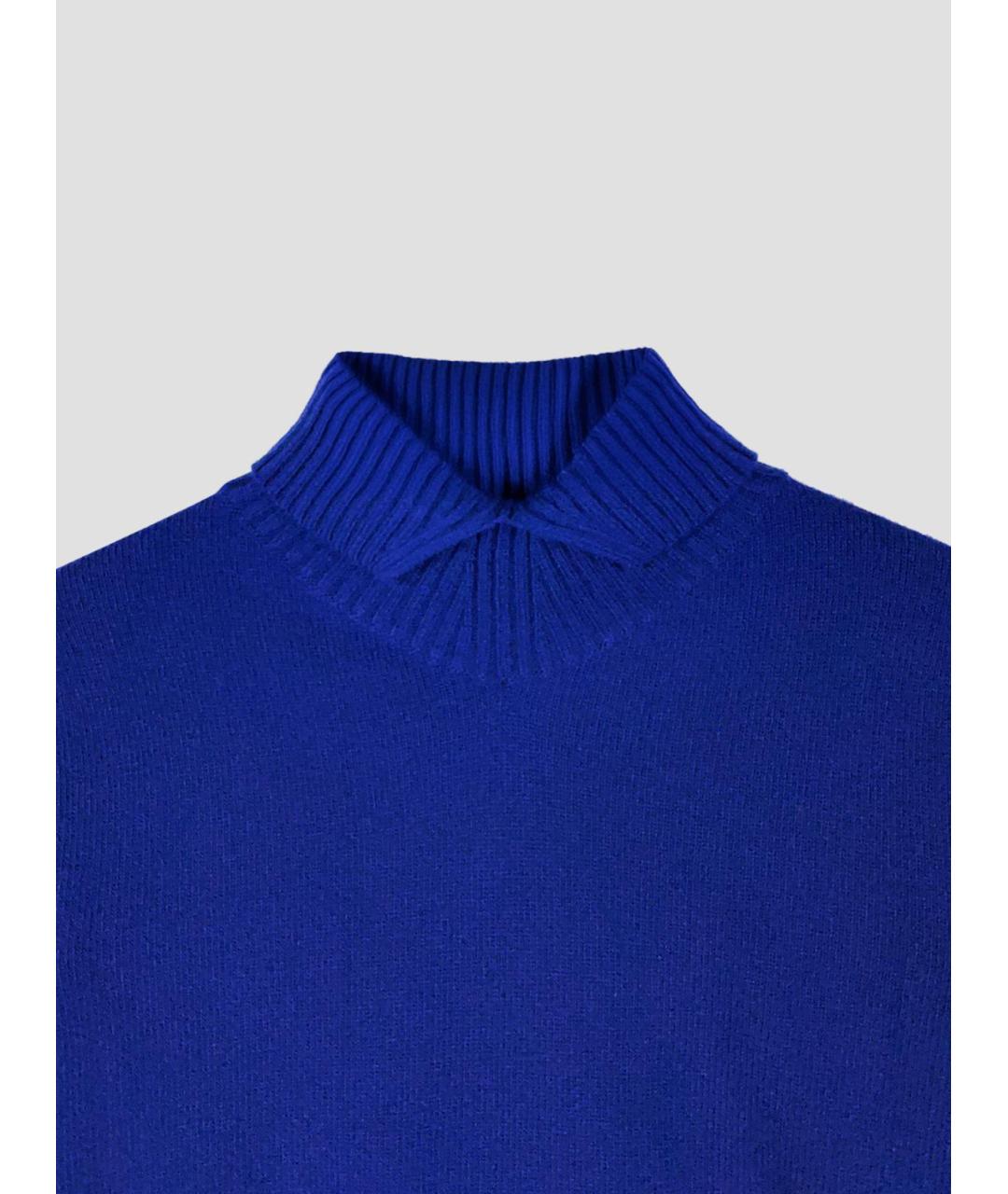 JIL SANDER Фиолетовая шерстяная водолазка, фото 3