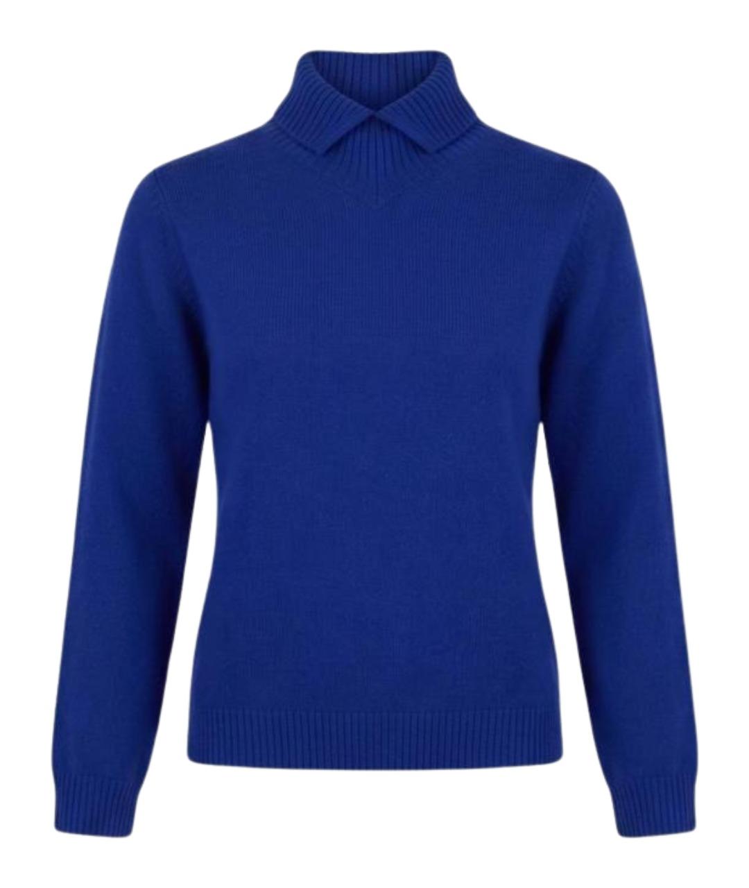 JIL SANDER Фиолетовая шерстяная водолазка, фото 1