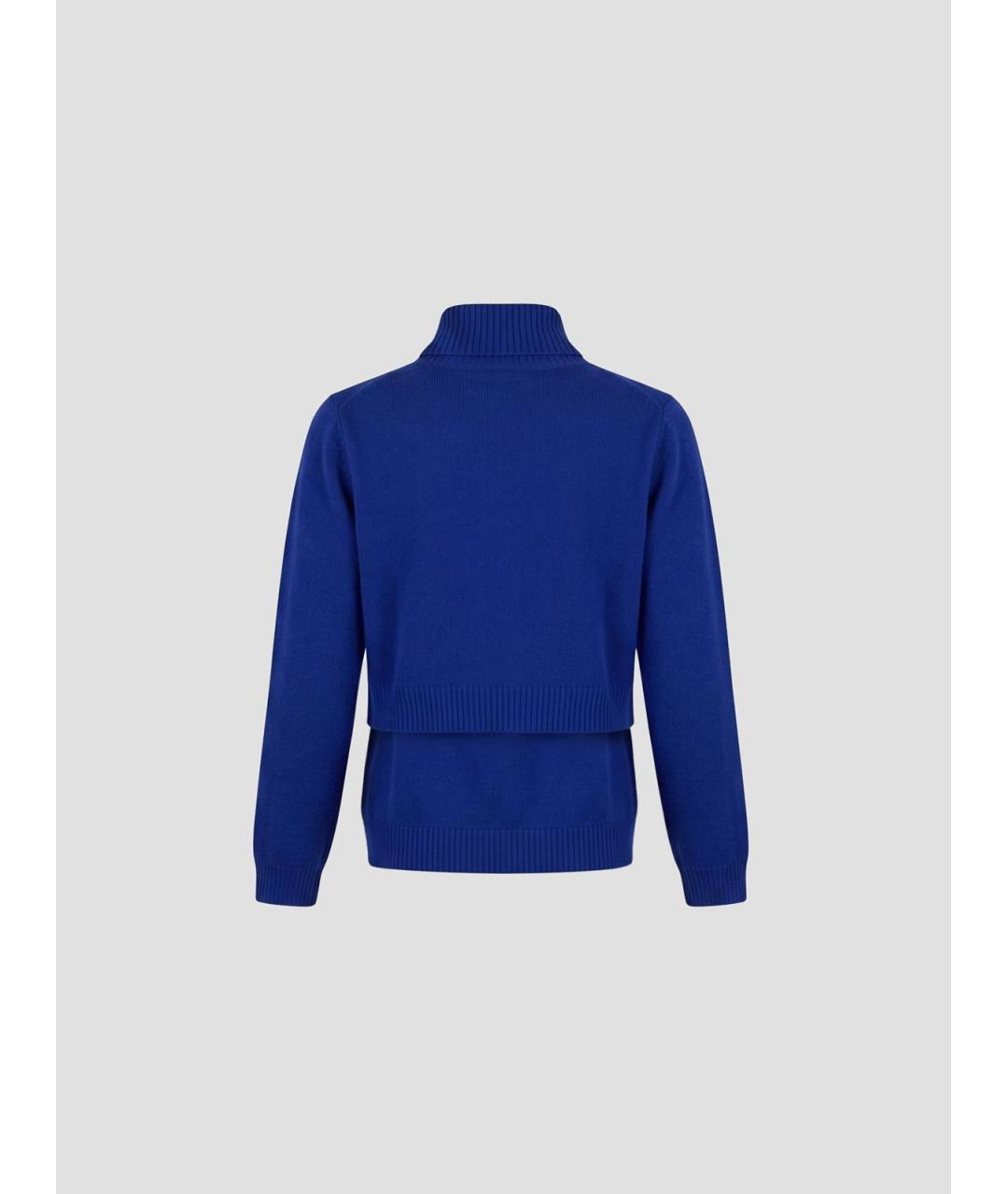 JIL SANDER Фиолетовая шерстяная водолазка, фото 2
