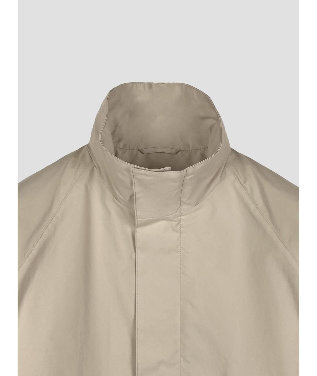 JIL SANDER Бежевая полиэстеровая куртка, фото 3