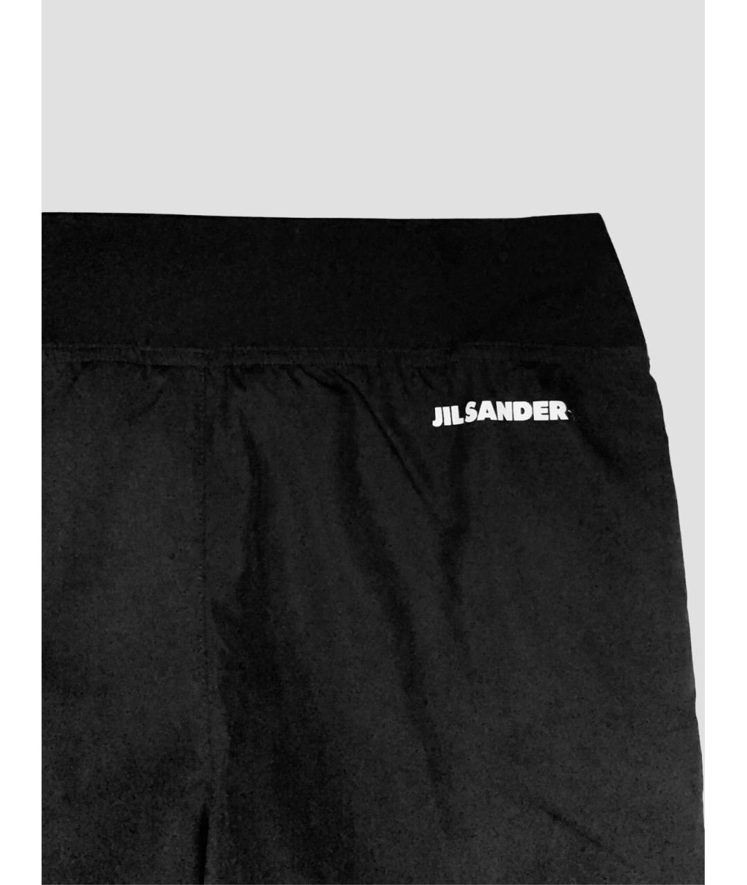 JIL SANDER Черные полиэстеровые шорты, фото 3