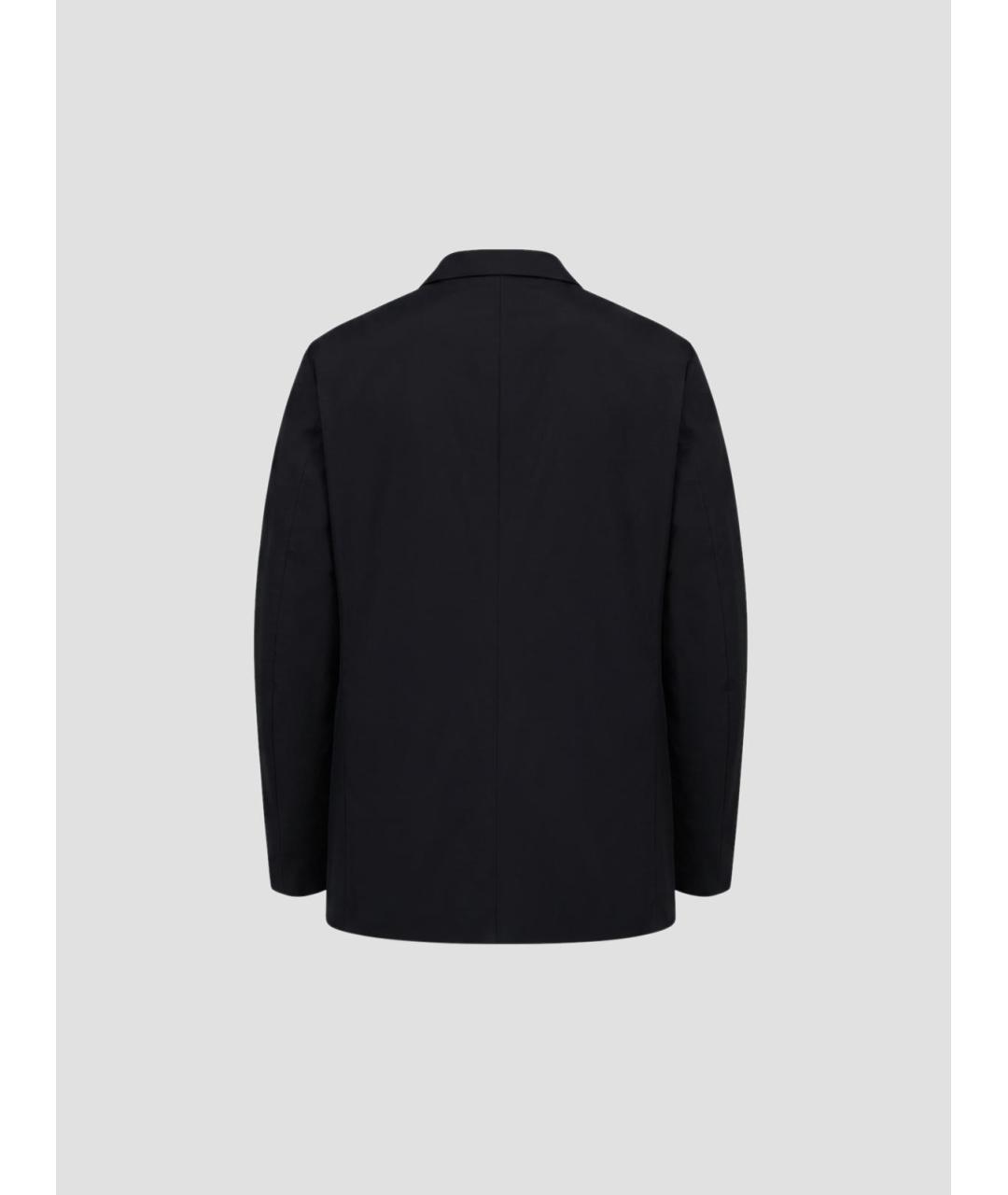 JIL SANDER Темно-синий полиэстеровый пиджак, фото 2