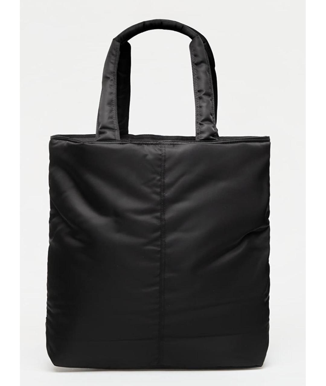 Y-3 Черная синтетическая сумка с короткими ручками, фото 2