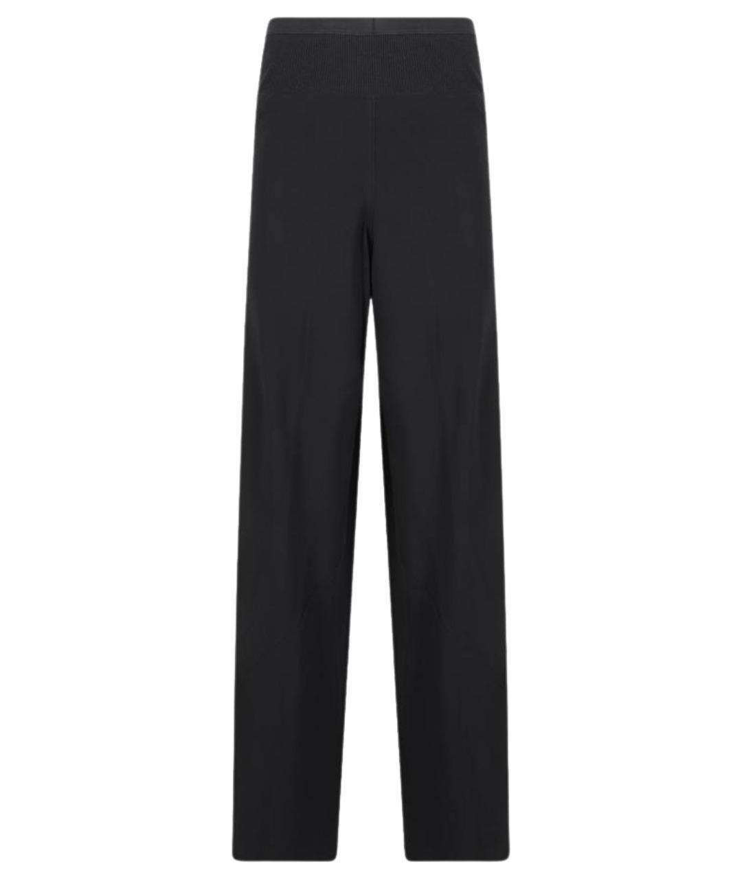 RICK OWENS Черные прямые брюки, фото 1