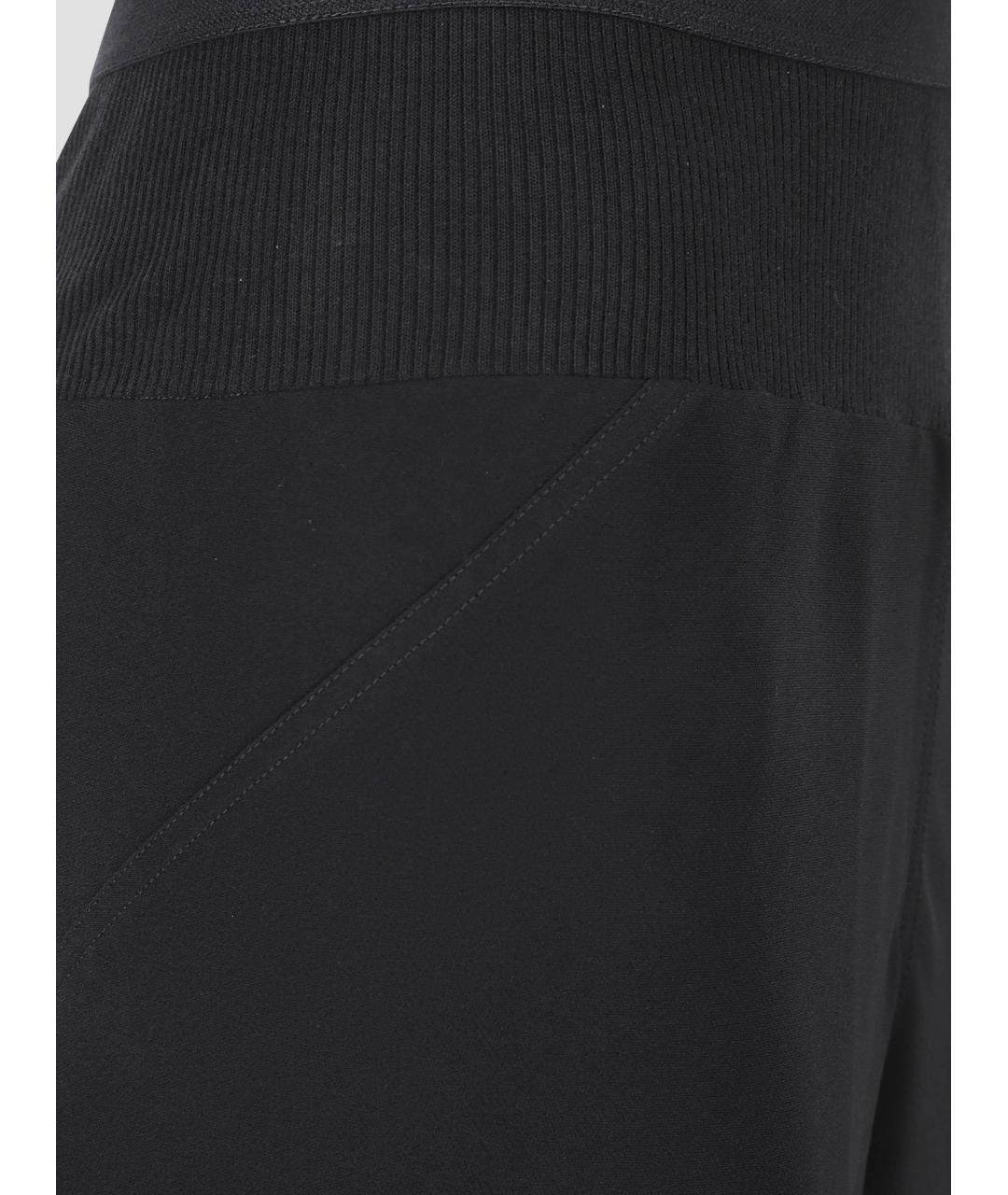 RICK OWENS Черные прямые брюки, фото 2
