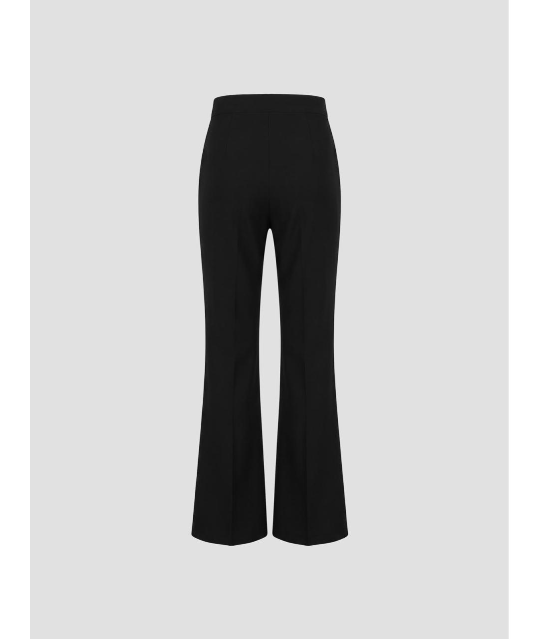 RICK OWENS Черные шерстяные прямые брюки, фото 2