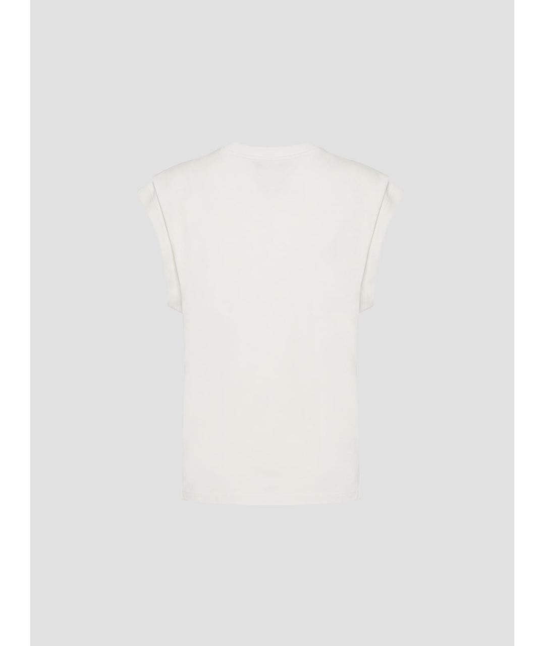 JACQUEMUS Белая хлопковая футболка, фото 2