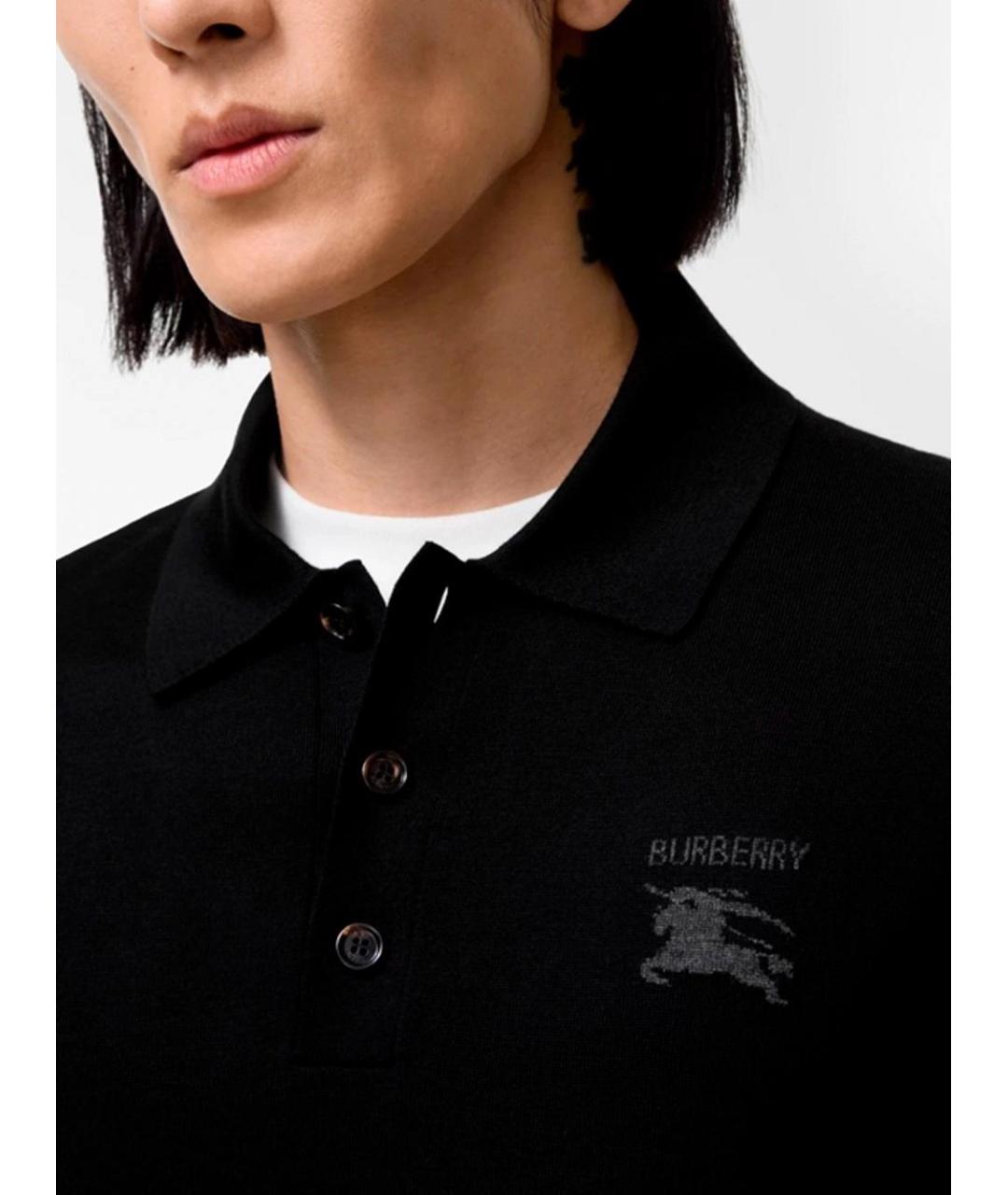 BURBERRY Черный джемпер / свитер, фото 3
