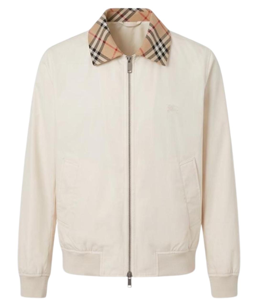 BURBERRY Бежевая хлопковая куртка, фото 1