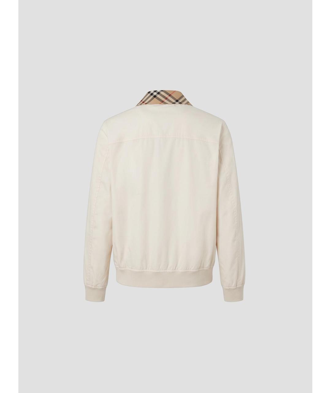BURBERRY Бежевая хлопковая куртка, фото 2
