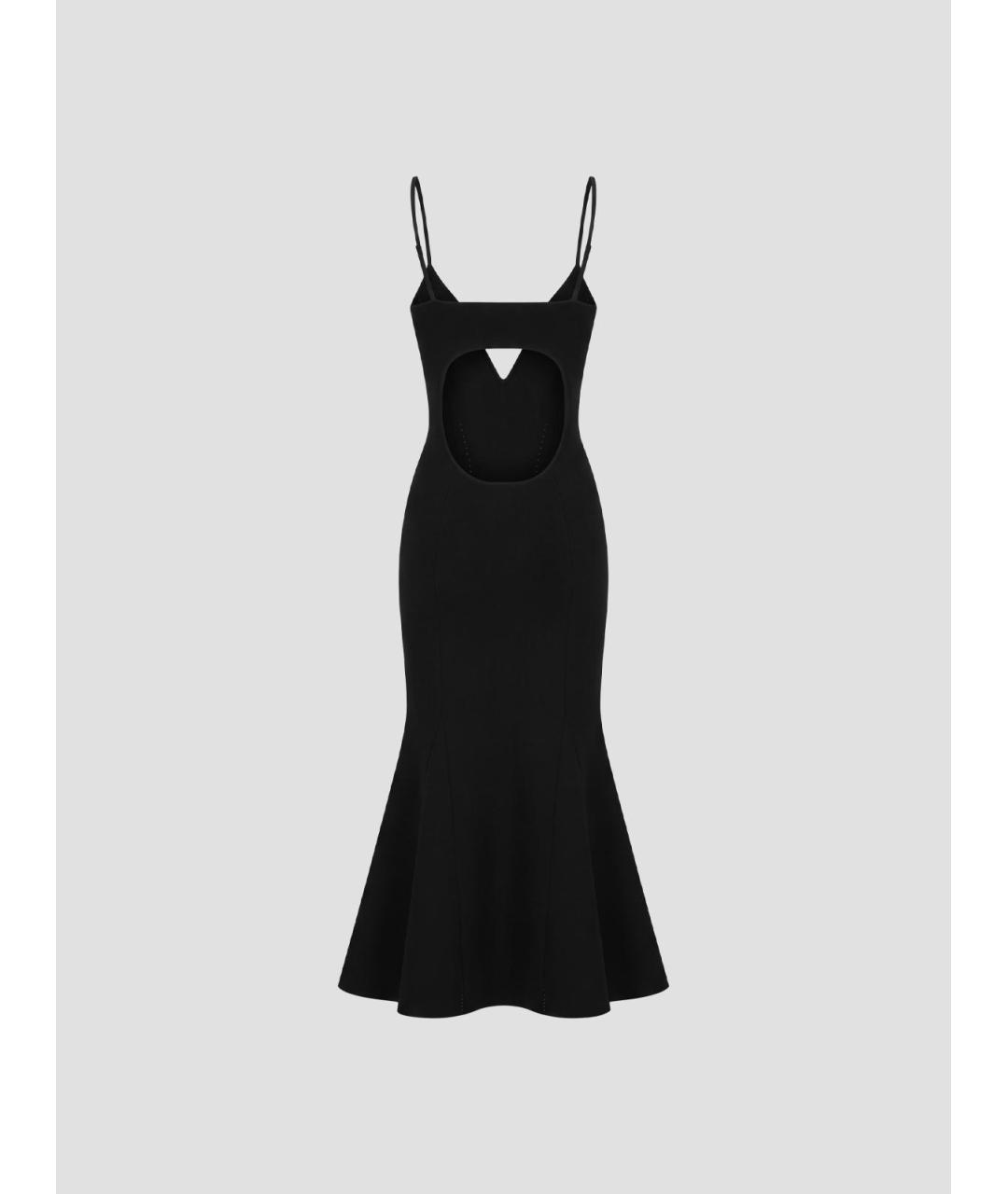 GIVENCHY Черное вискозное платье, фото 2