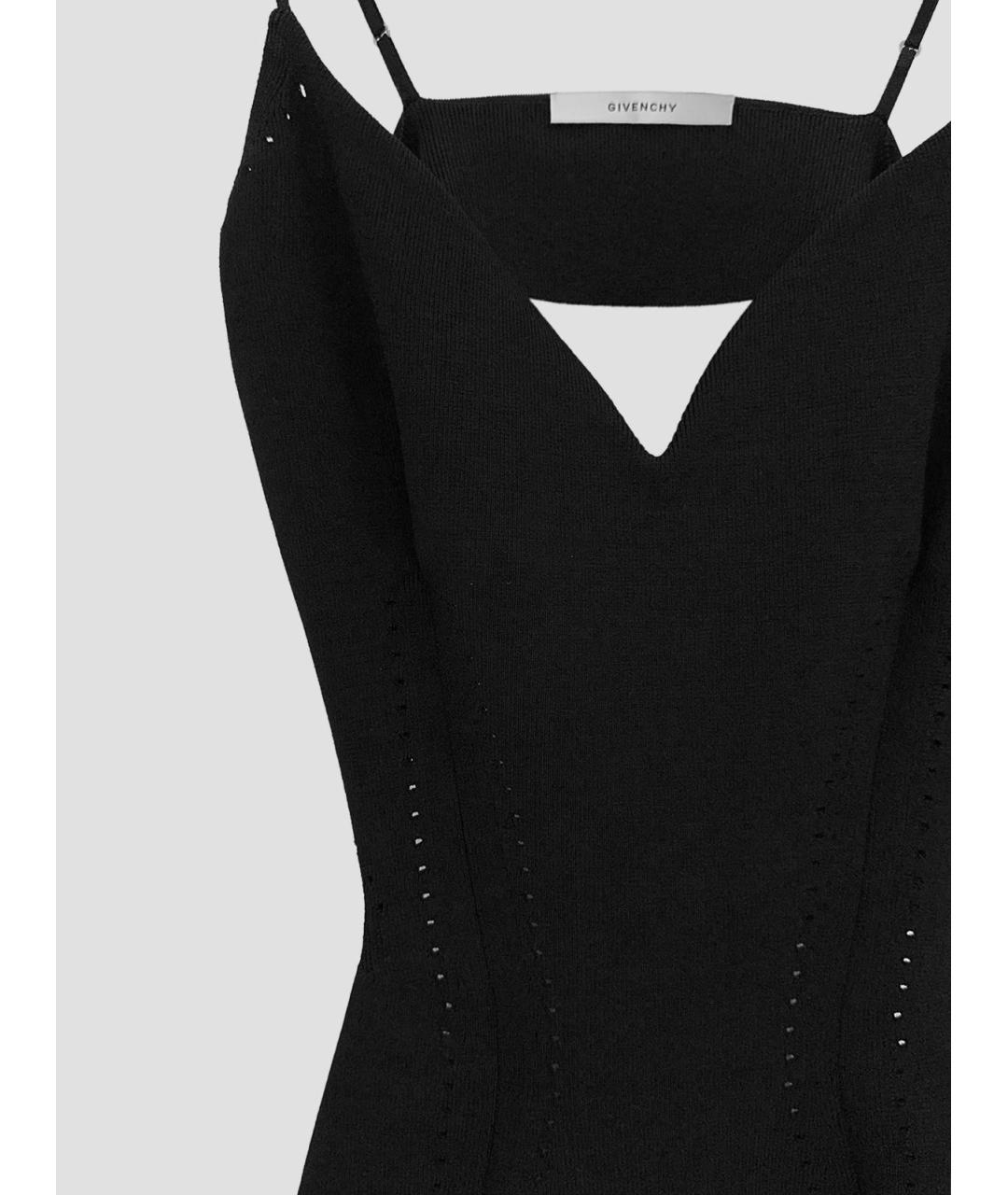 GIVENCHY Черное вискозное платье, фото 3