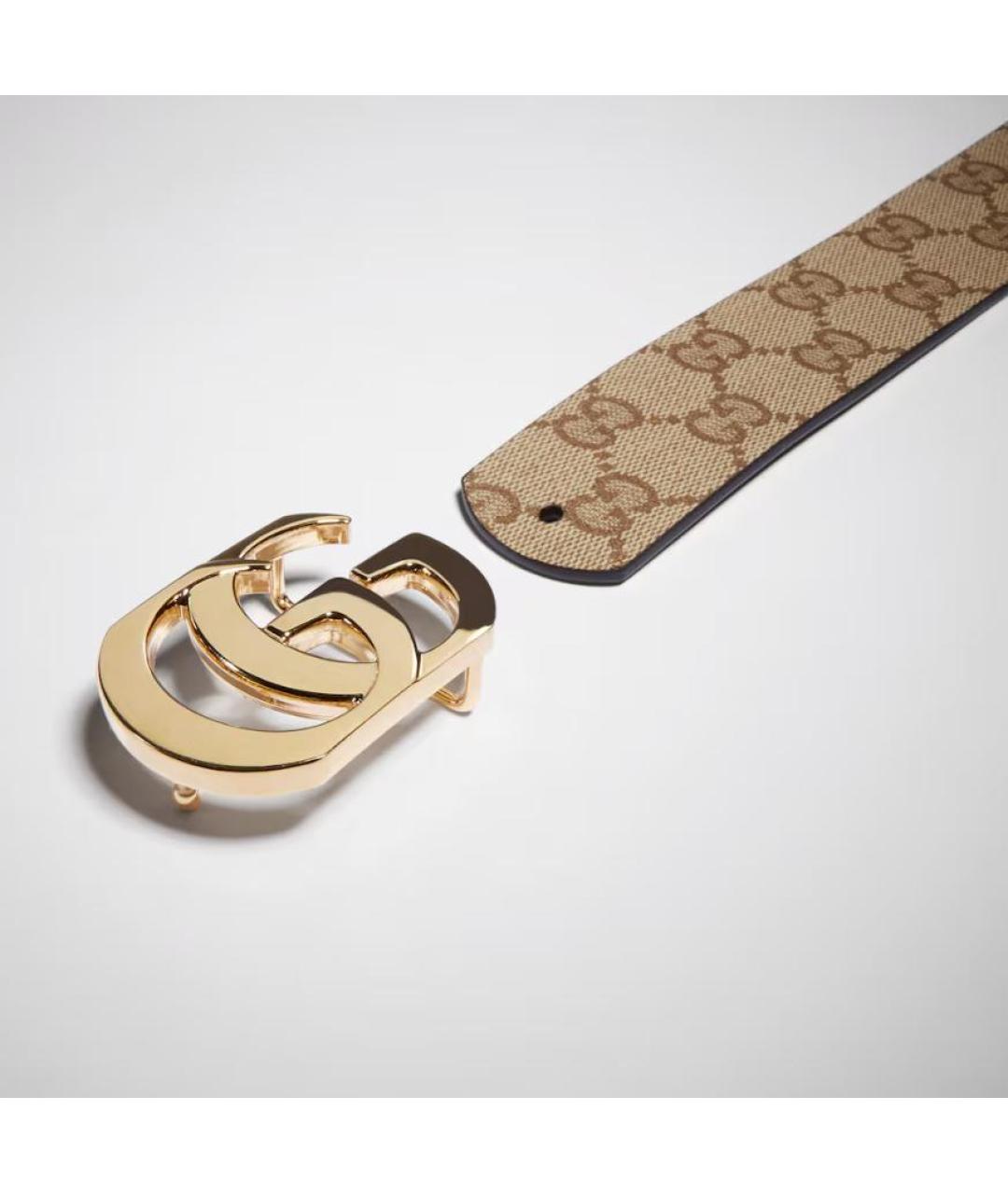GUCCI Бежевый ремень, фото 3