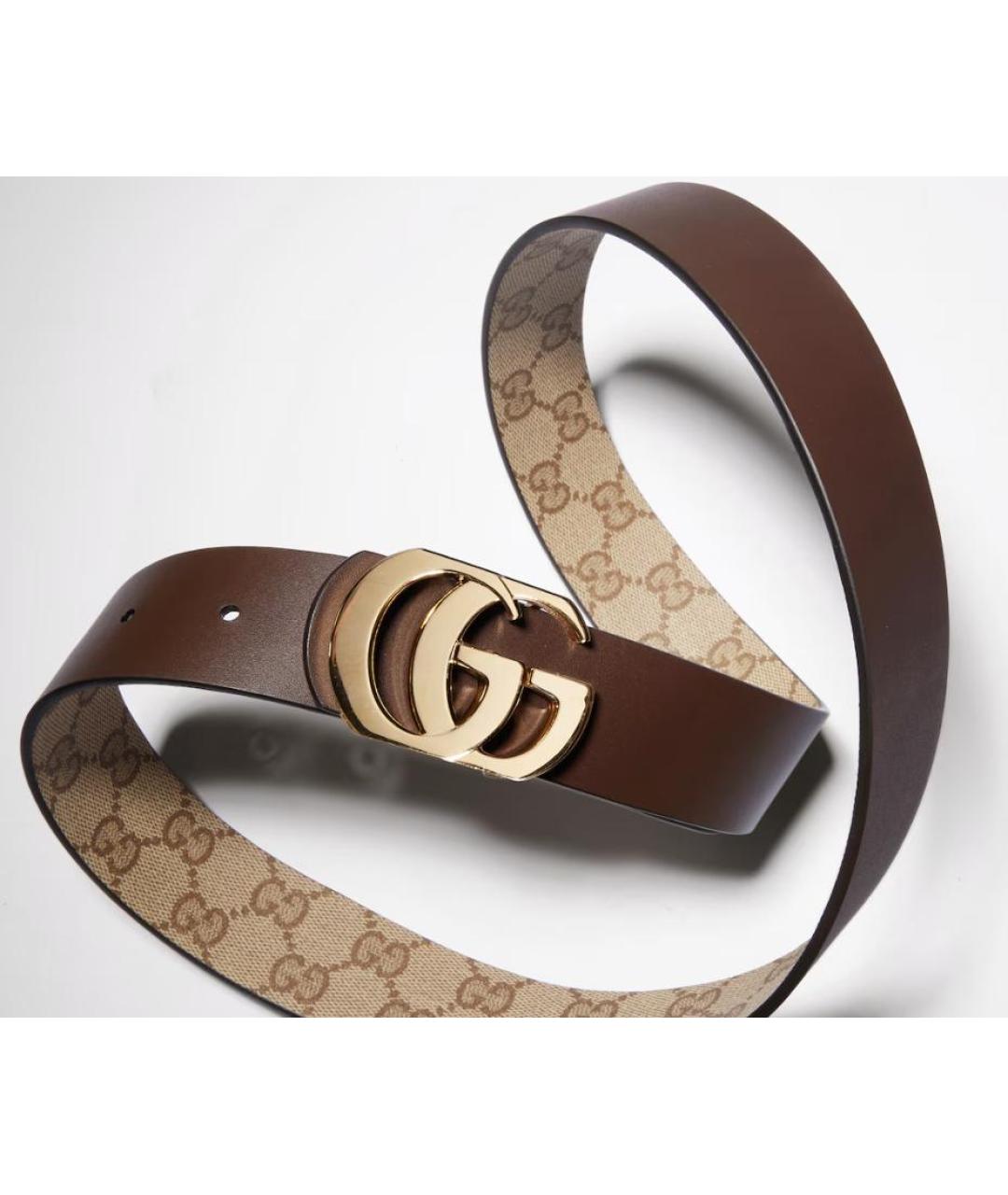 GUCCI Бежевый ремень, фото 2